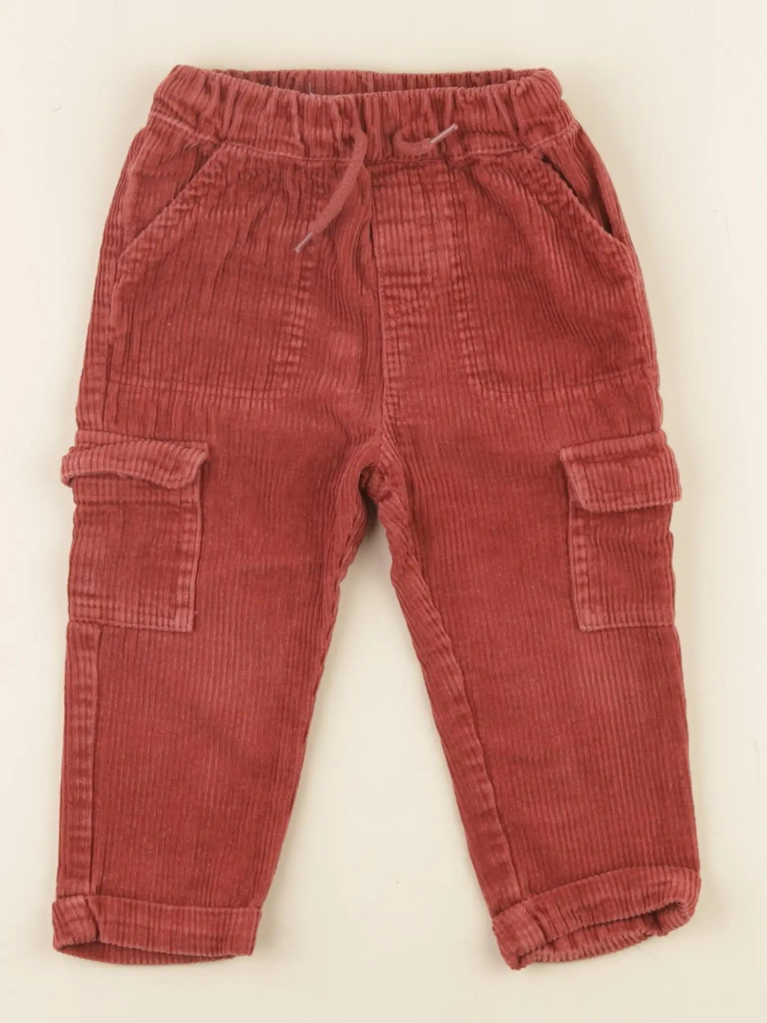 Vertbaudet - pantalon marron - 18 mois