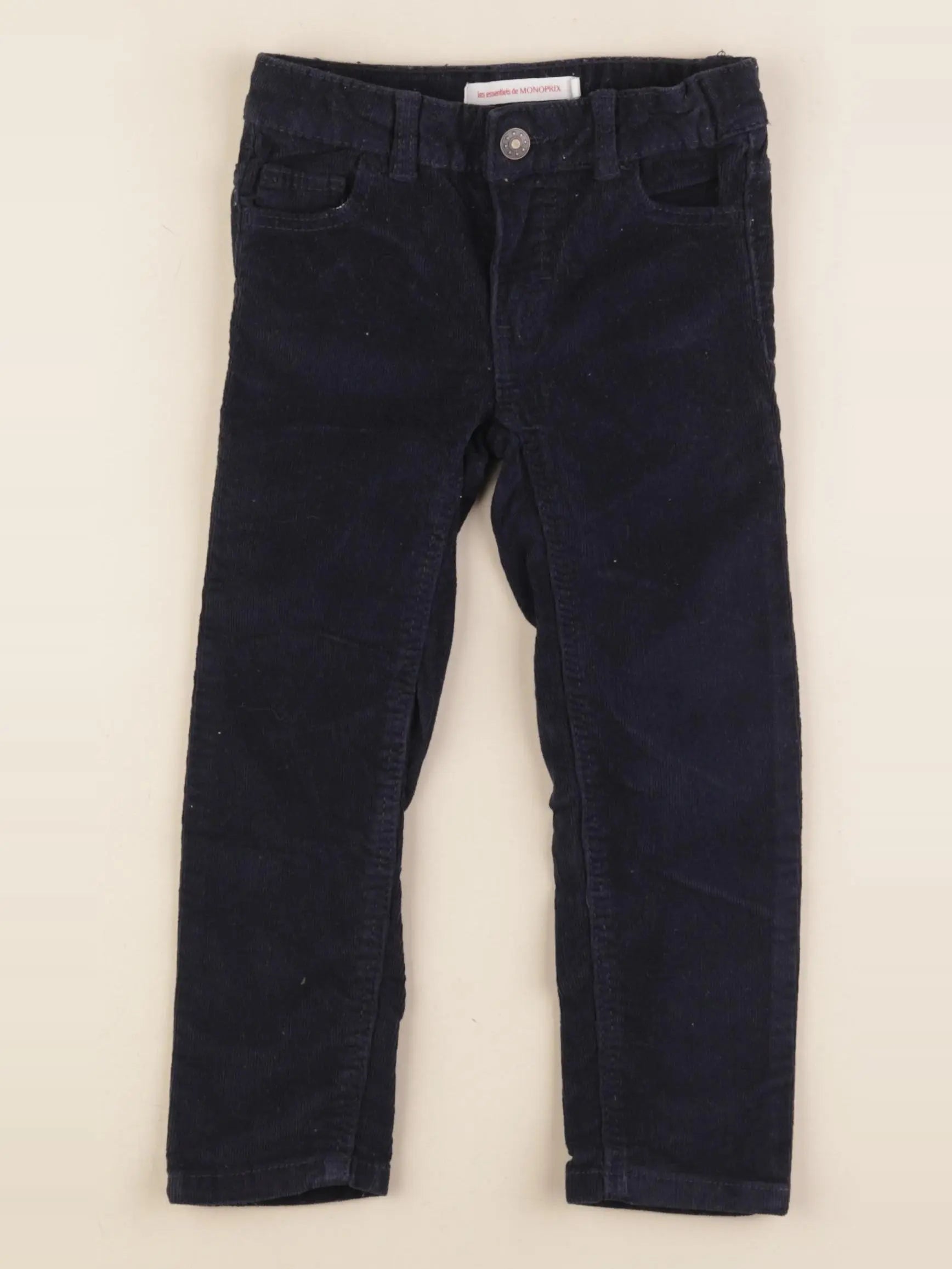 Monoprix - pantalon bleu - 3 ans