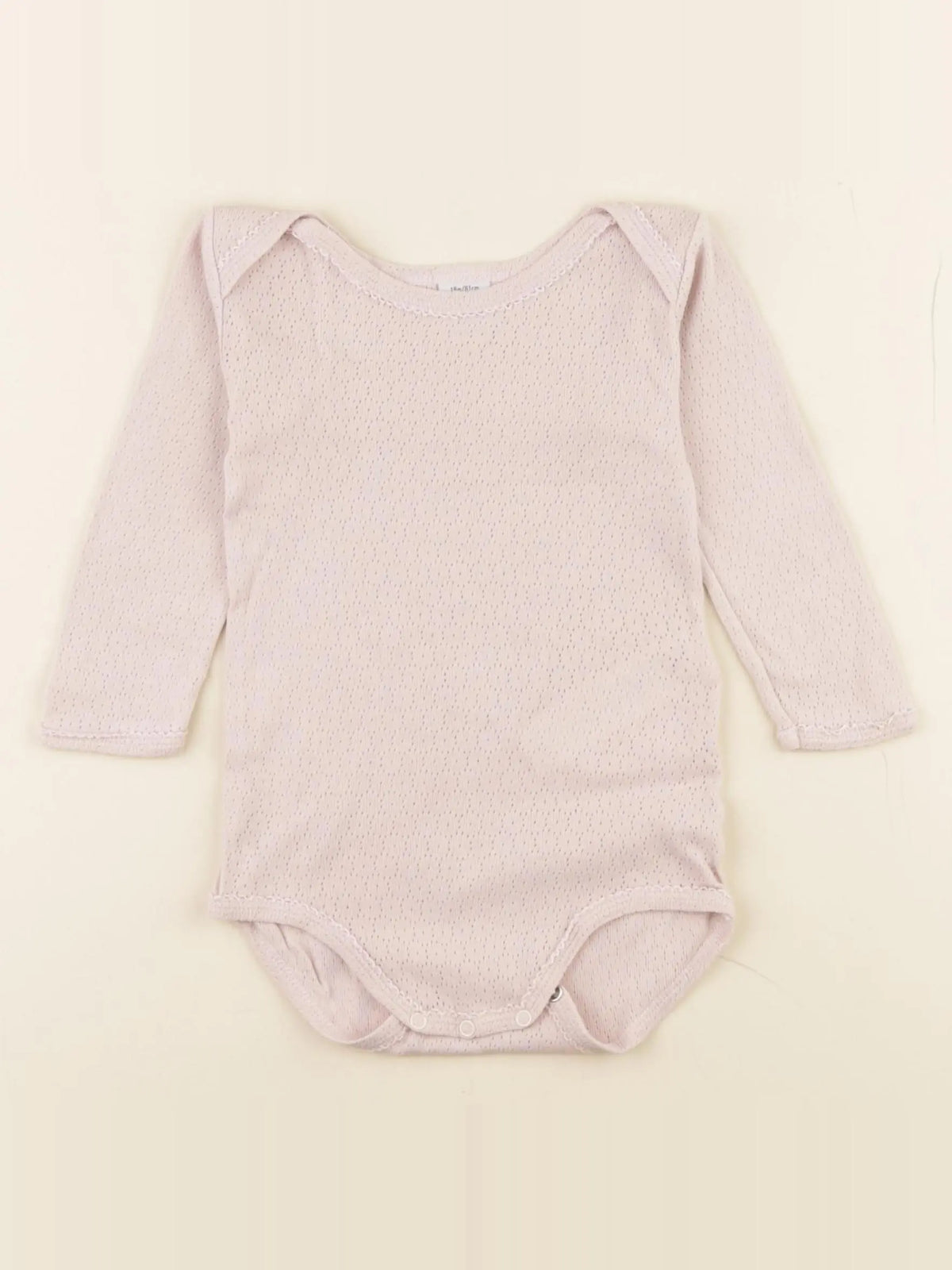 Petit Bateau - body rose - 18 mois