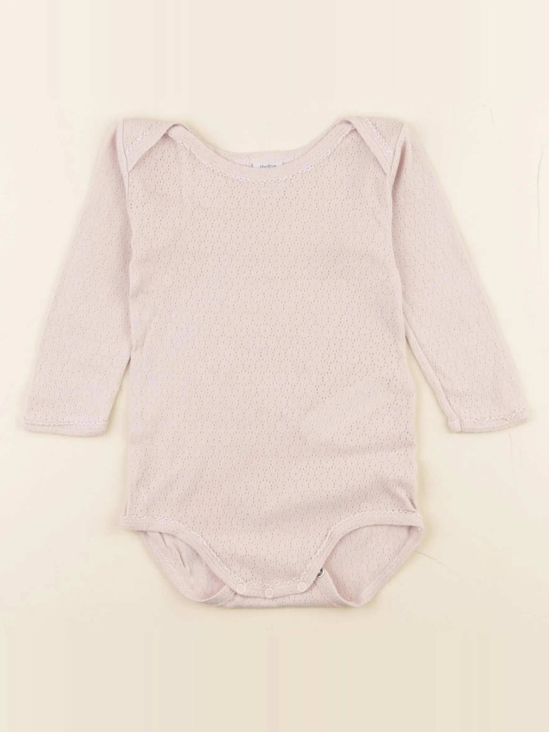 Petit Bateau - body rose - 18 mois