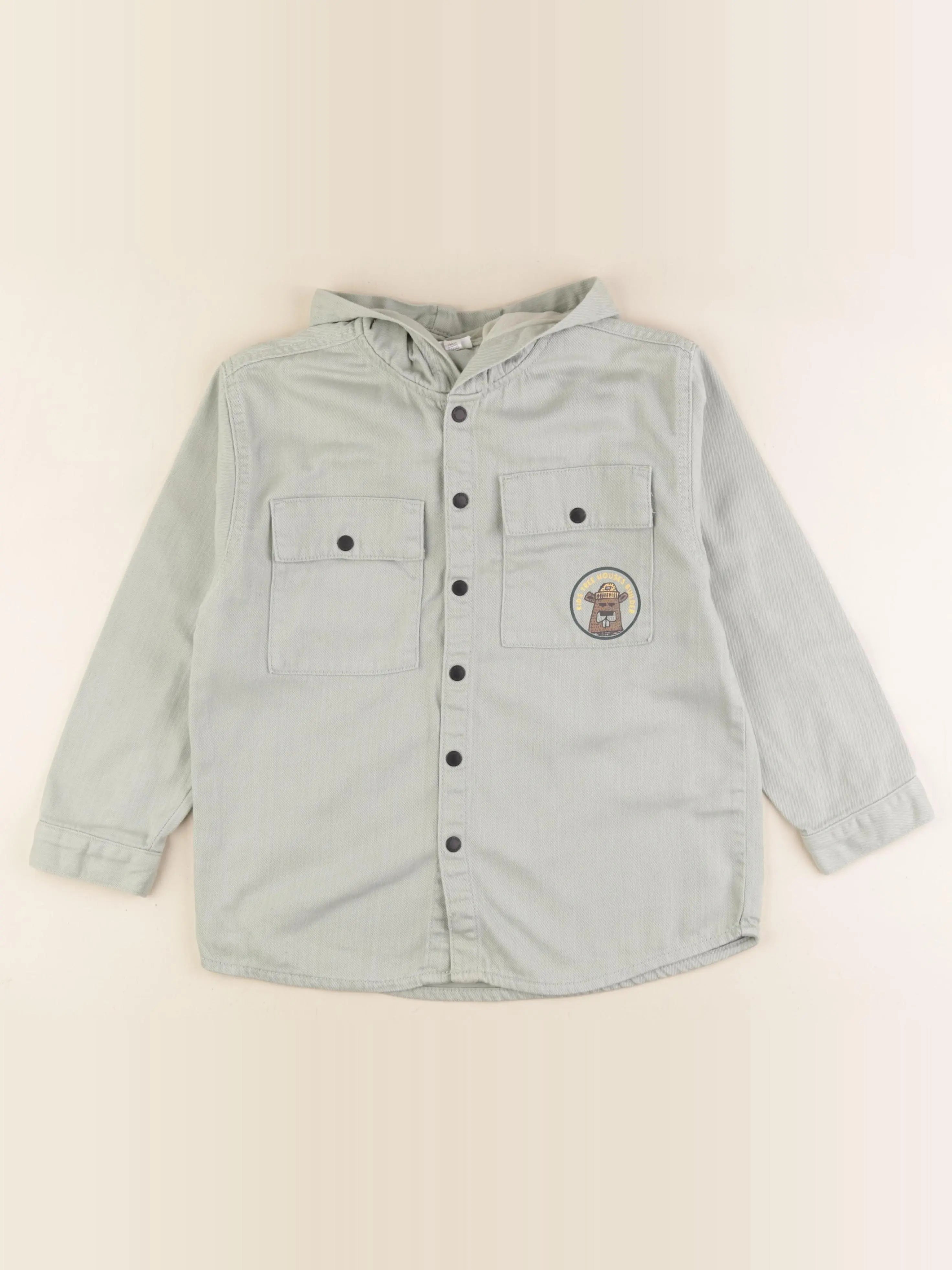 Vertbaudet - veste vert - 10 ans