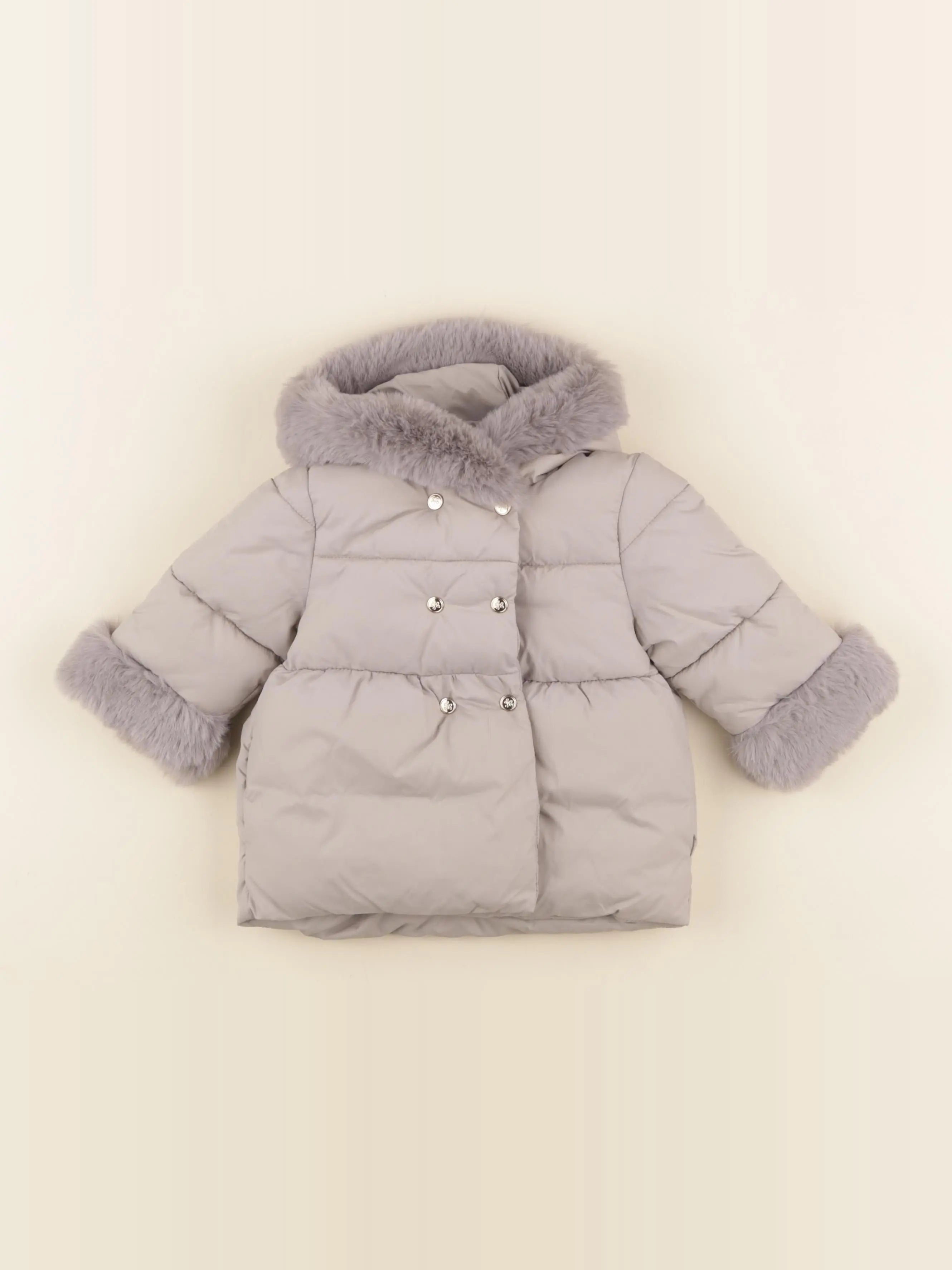 Tartine & Chocolat - doudoune gris - 6 mois