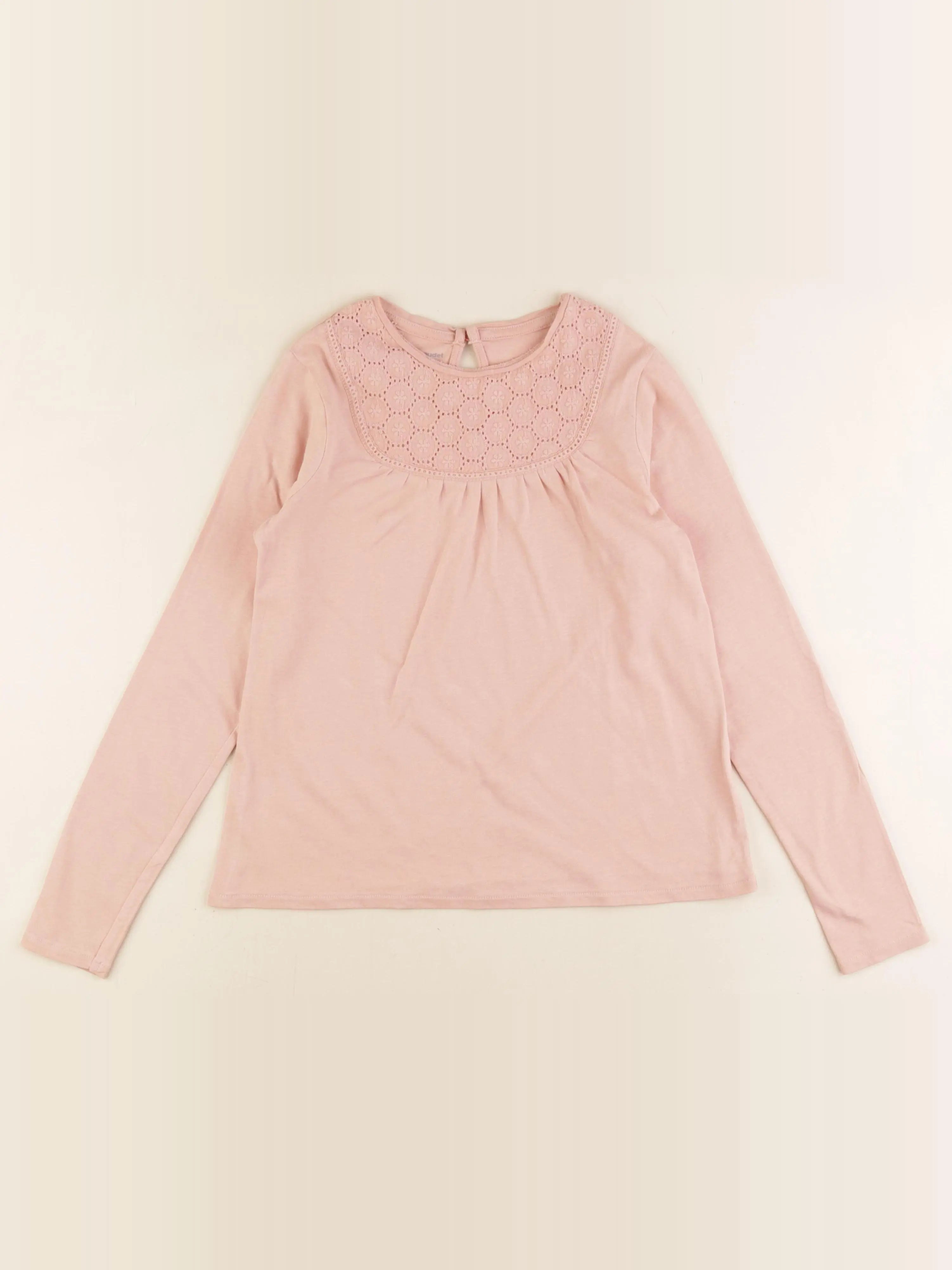Vertbaudet - tee-shirt rose - 10 ans