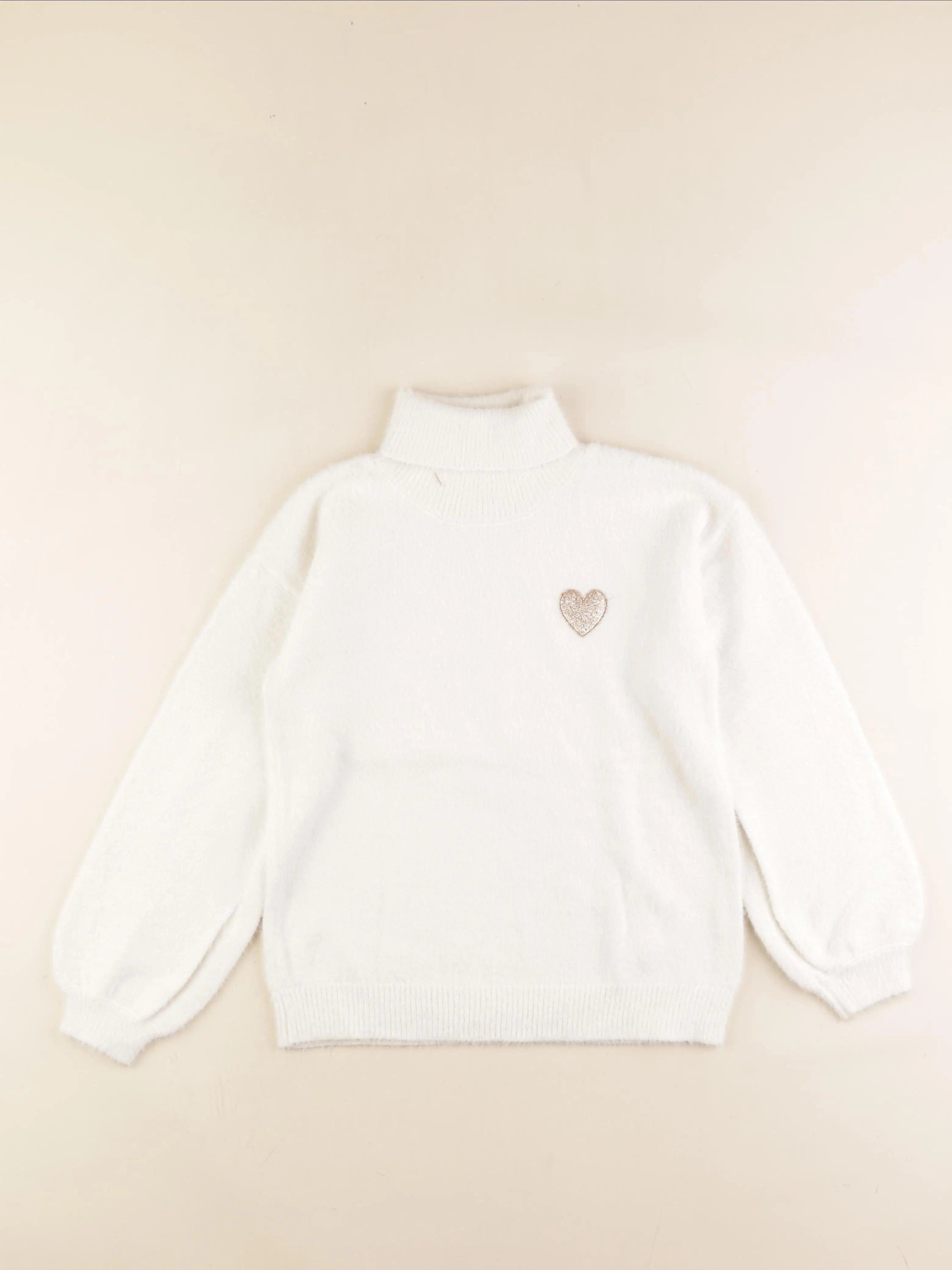 Vertbaudet - pull blanc - 10 ans