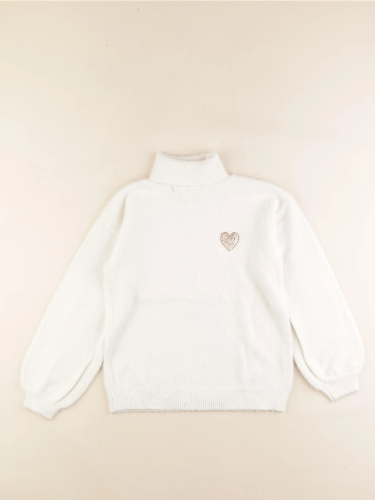 Vertbaudet - pull blanc - 10 ans