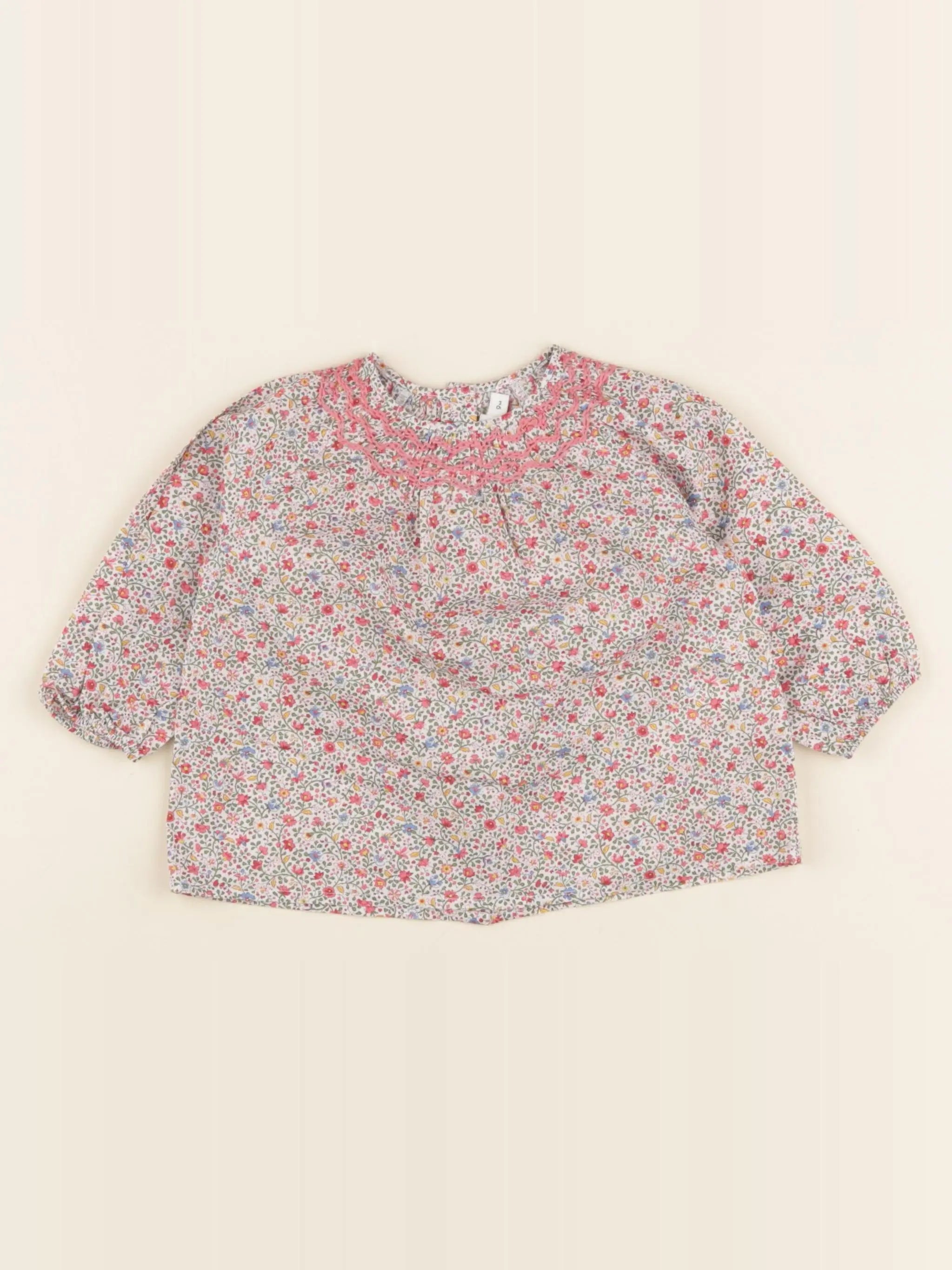 Cyrillus - blouse multicolore - 9 mois