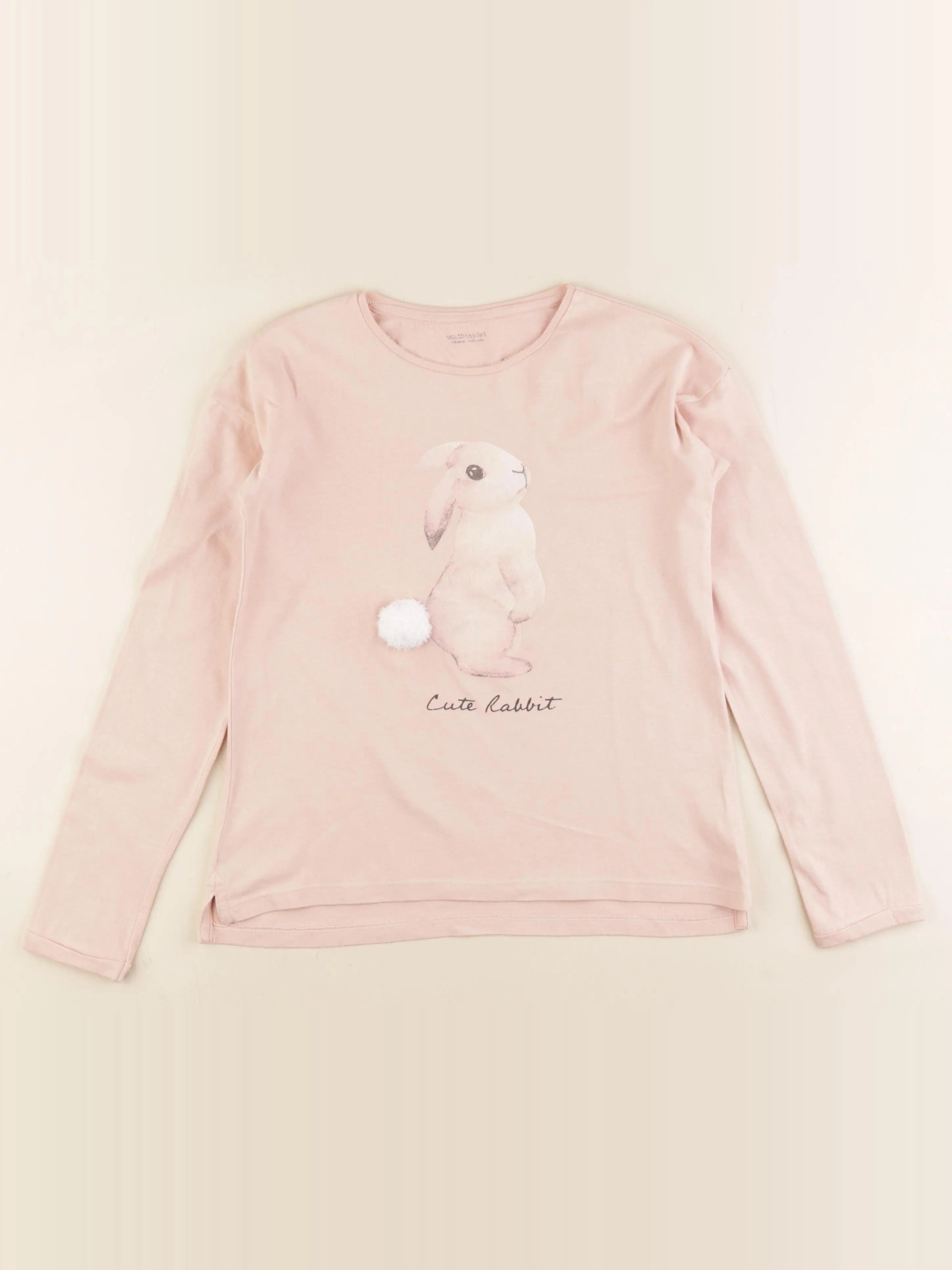 Vertbaudet - tee-shirt rose - 10 ans