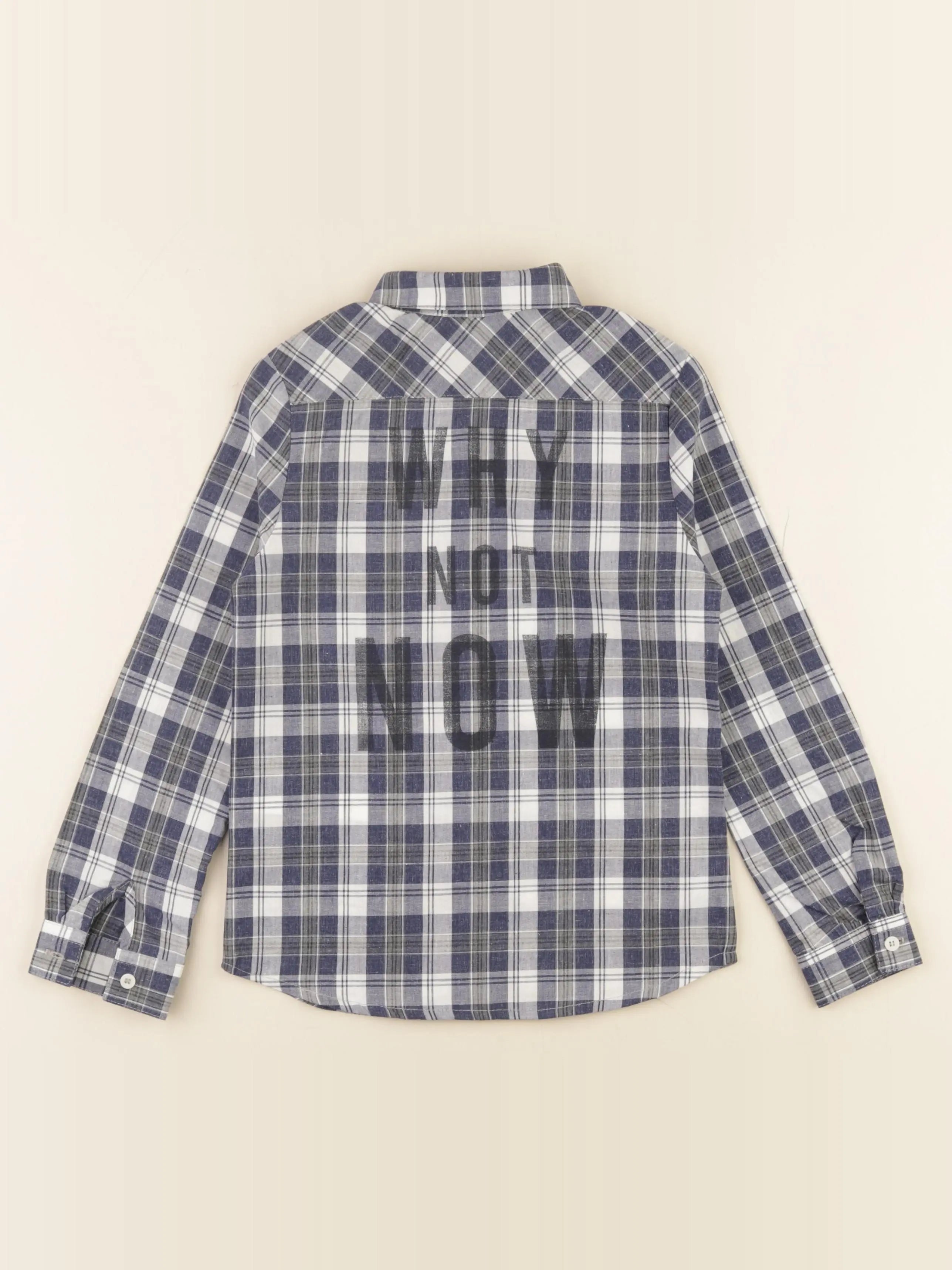 IKKS - chemise bleu, blanc - 6 ans