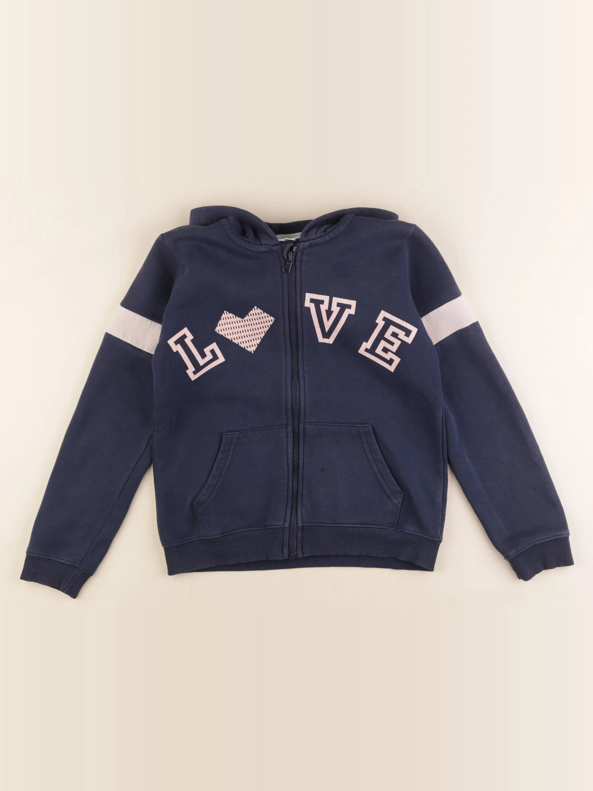 Vertbaudet - sweat bleu - 10 ans