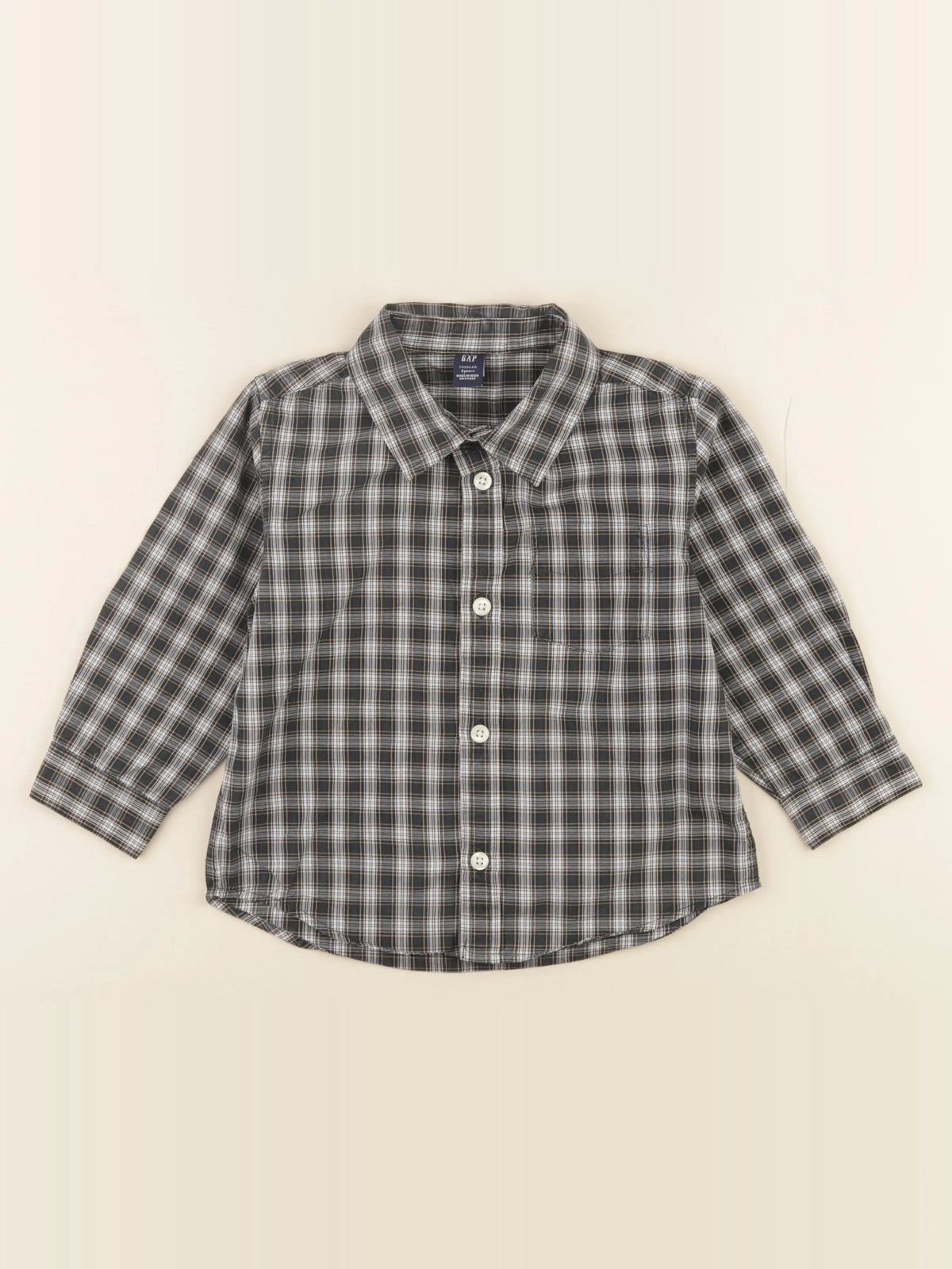 GAP - chemise bleu, vert - 3 ans