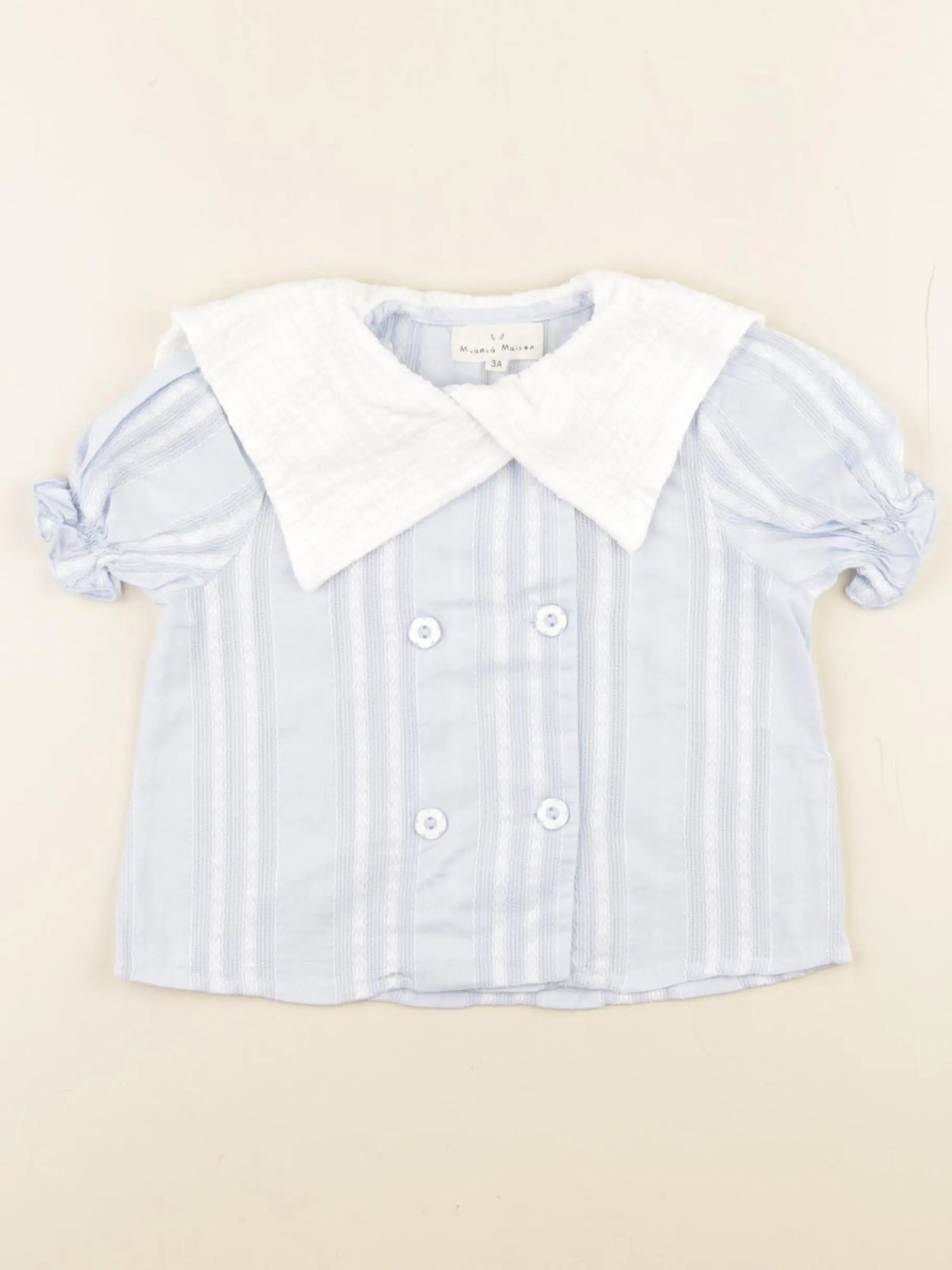 Muamuà Maison - blouse bleu - 3 ans