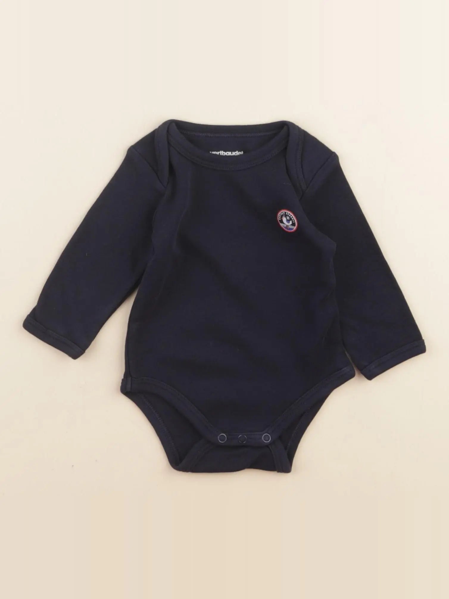 Vertbaudet - body bleu - 3 mois