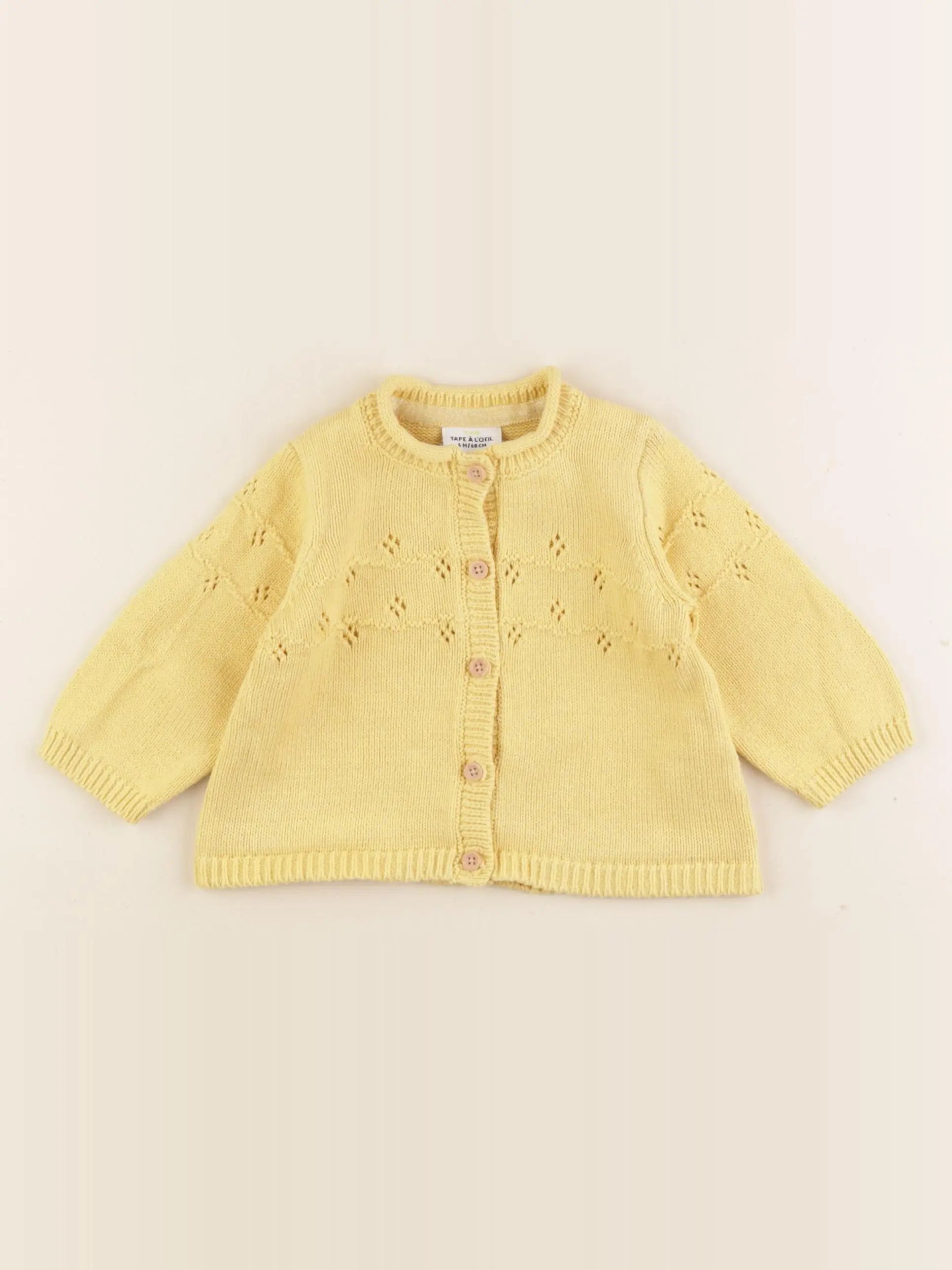 Tape à l'oeil - gilet jaune - 6 mois