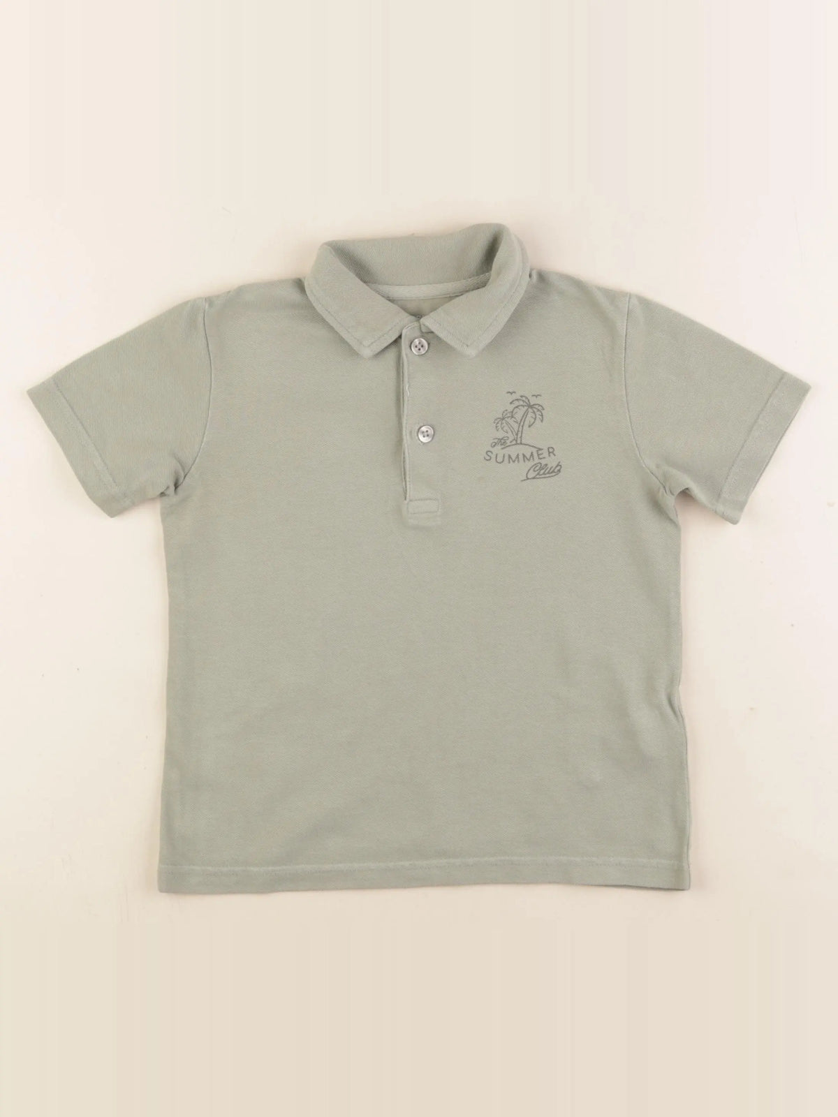 Cyrillus - polo vert - 6 ans