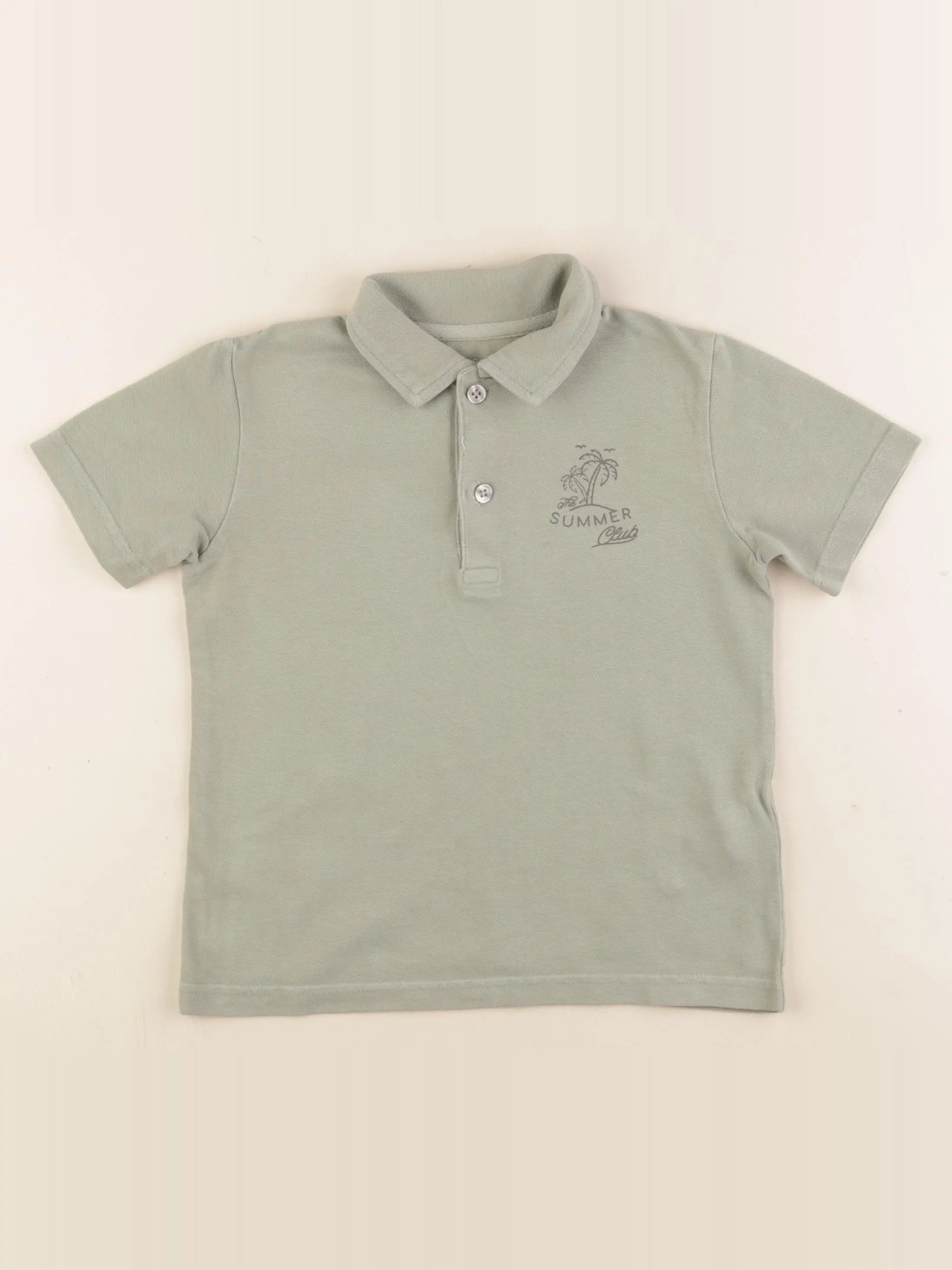 Cyrillus - polo vert - 6 ans