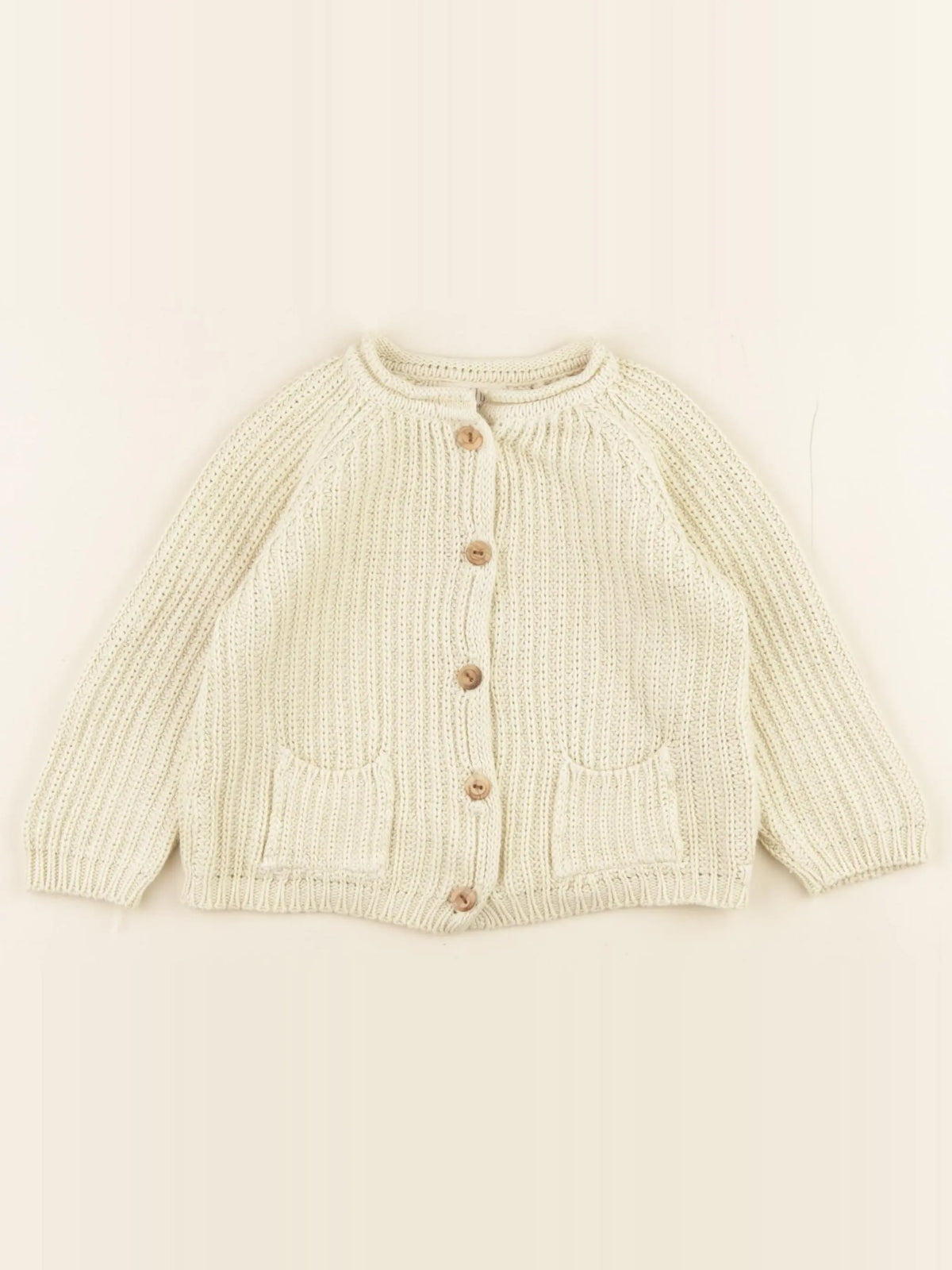 Buho - gilet beige - 18 mois