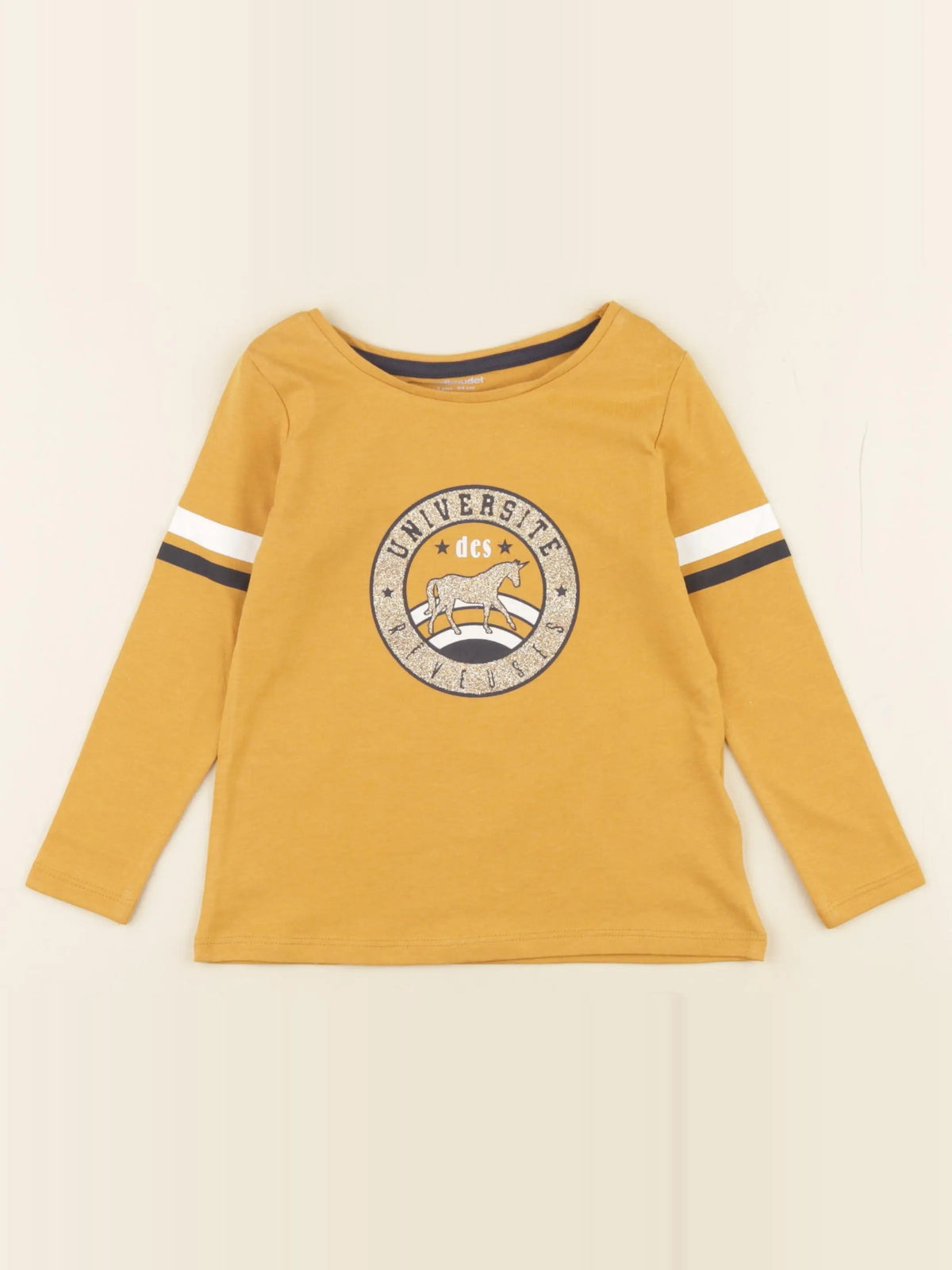 Vertbaudet - tee-shirt jaune - 3 ans