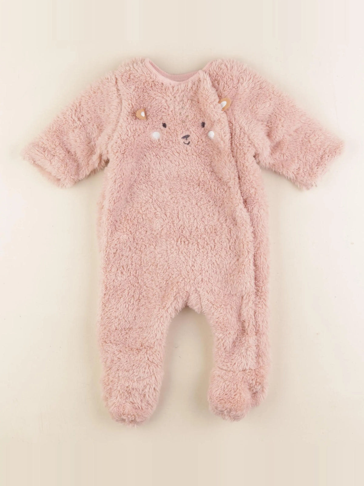 Vertbaudet - sur-pyjama rose - 3 mois