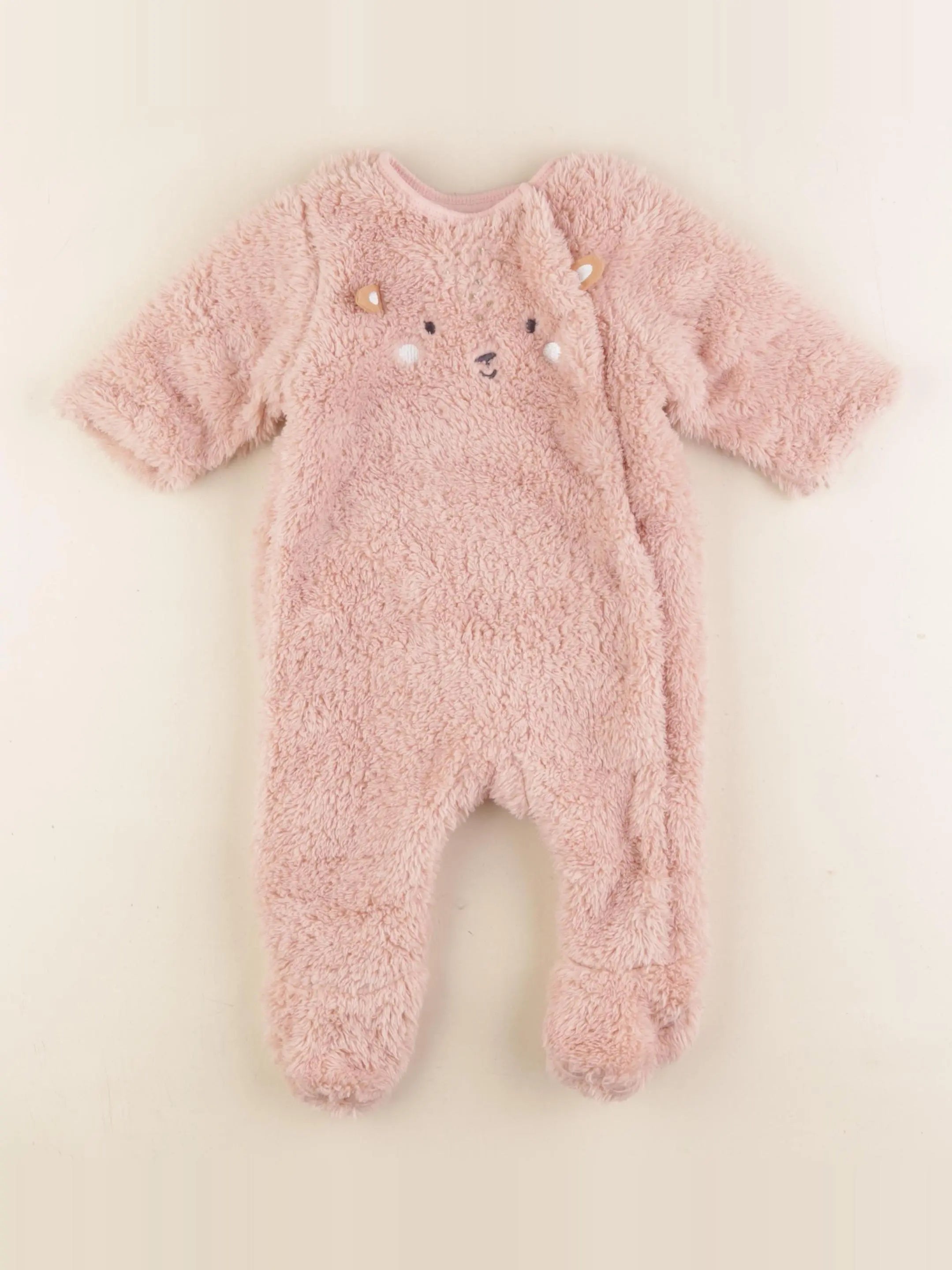 Vertbaudet - sur-pyjama rose - 3 mois