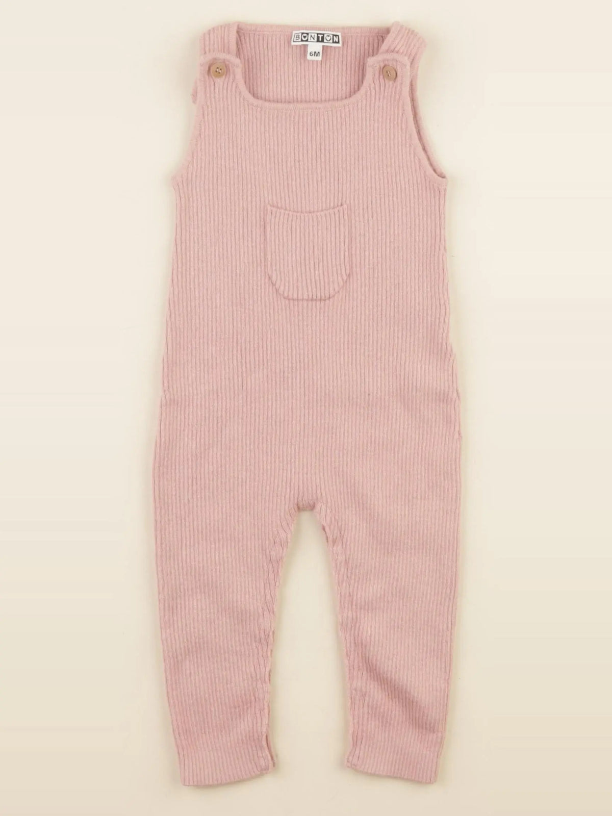 Bonton - combinaison rose - 6 mois