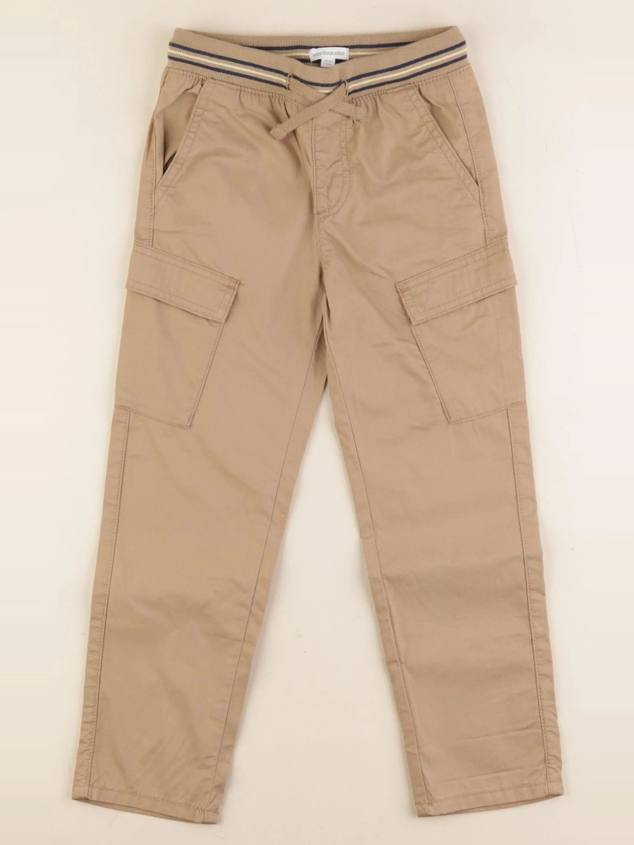 Vertbaudet - pantalon marron - 6 ans