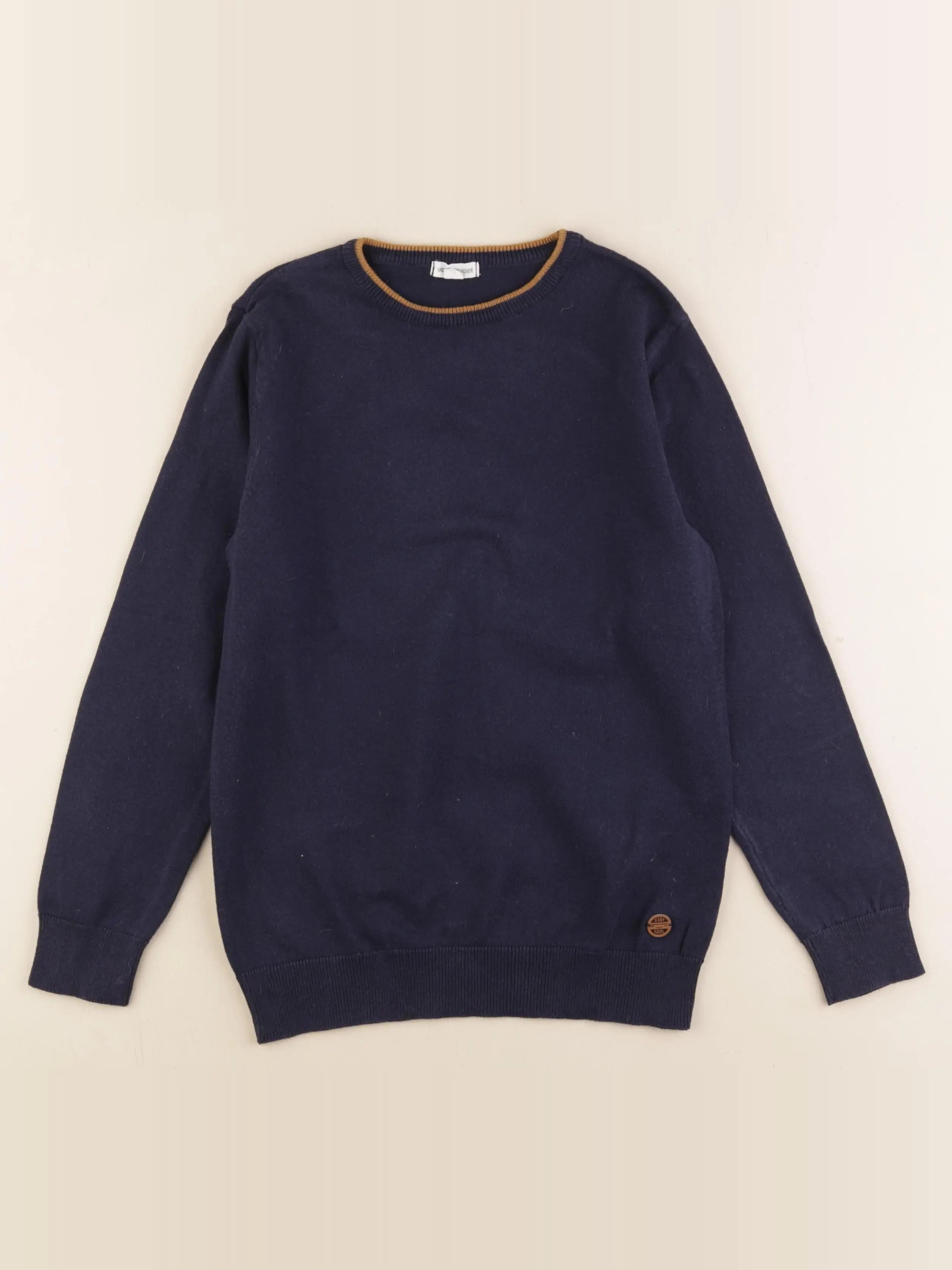 Vertbaudet - pull bleu - 10 ans