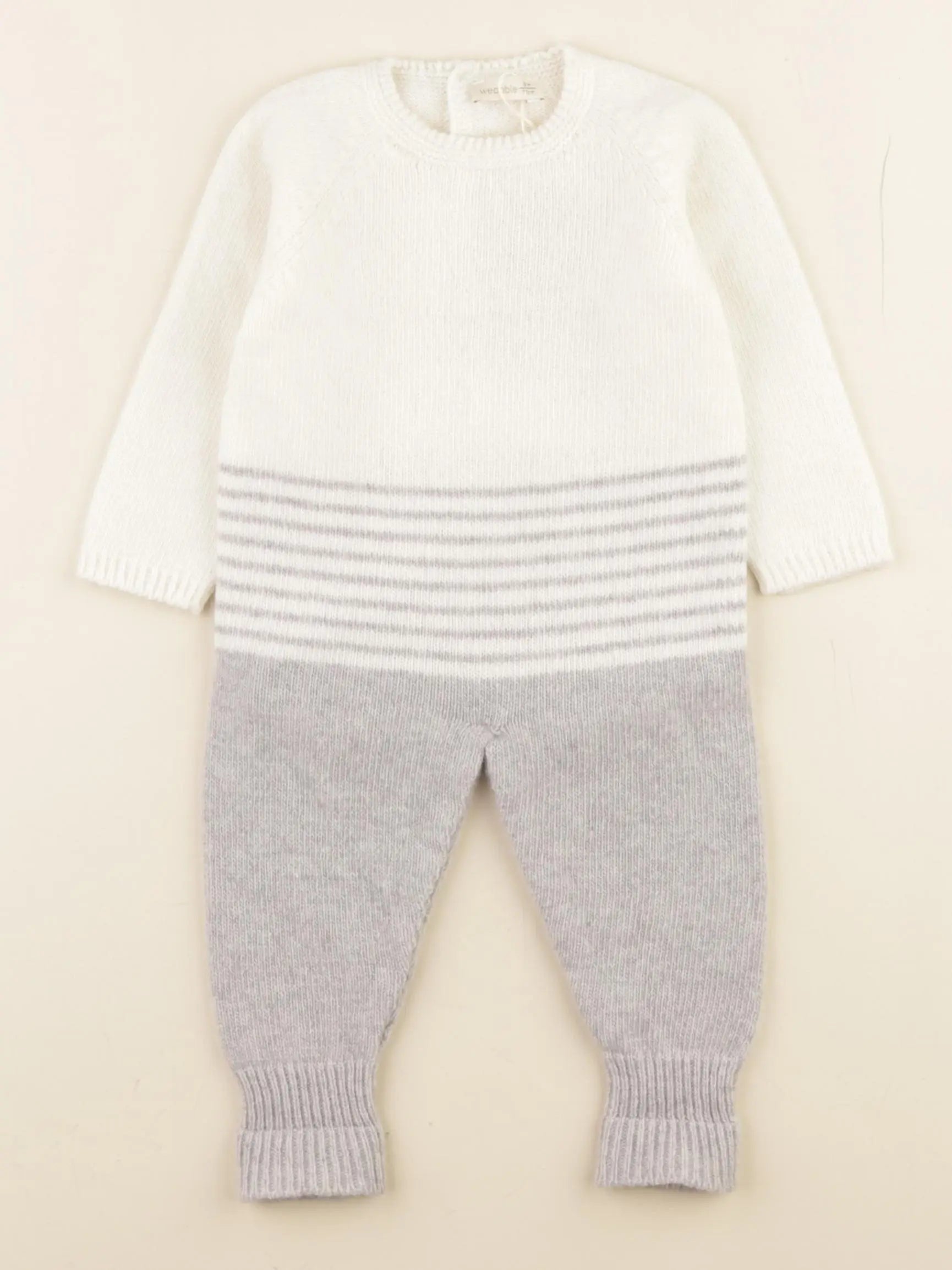 Wedoble - combinaison blanc - 9 mois