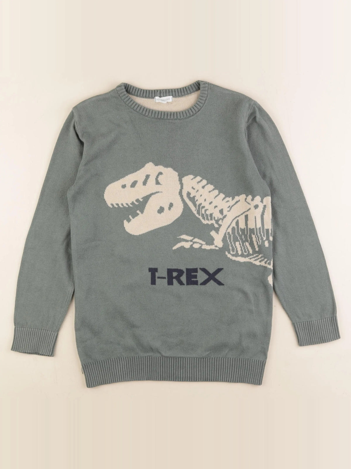 Vertbaudet - pull vert - 10 ans