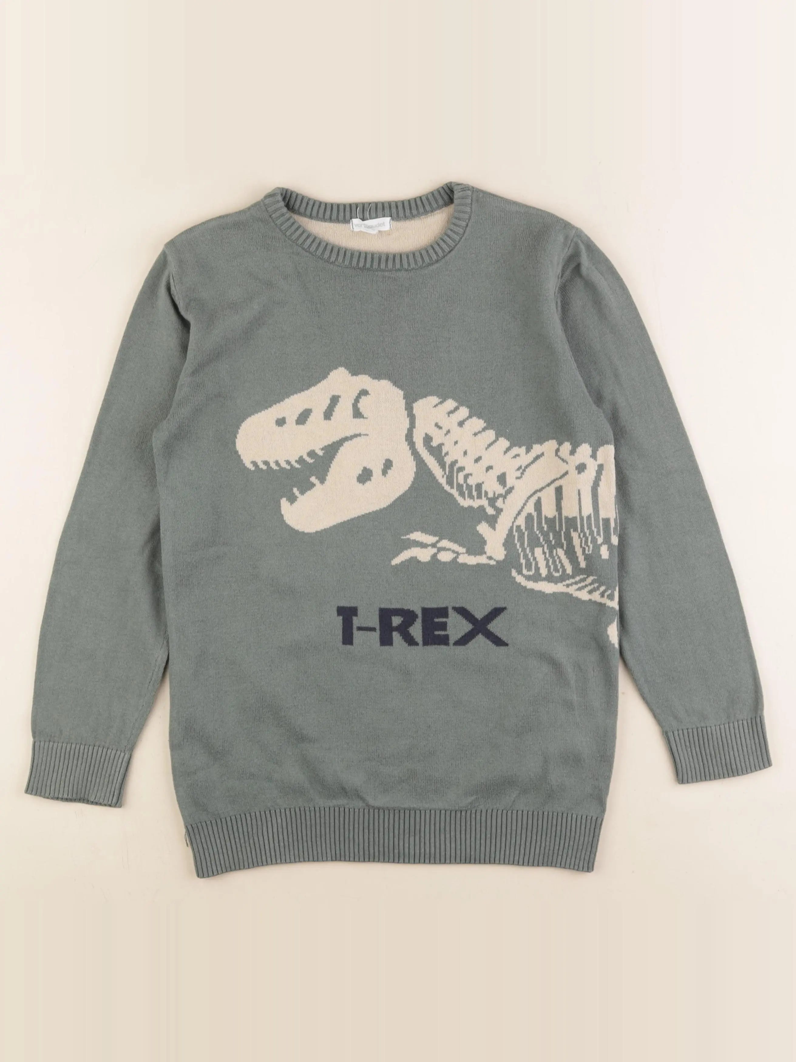 Vertbaudet - pull vert - 10 ans