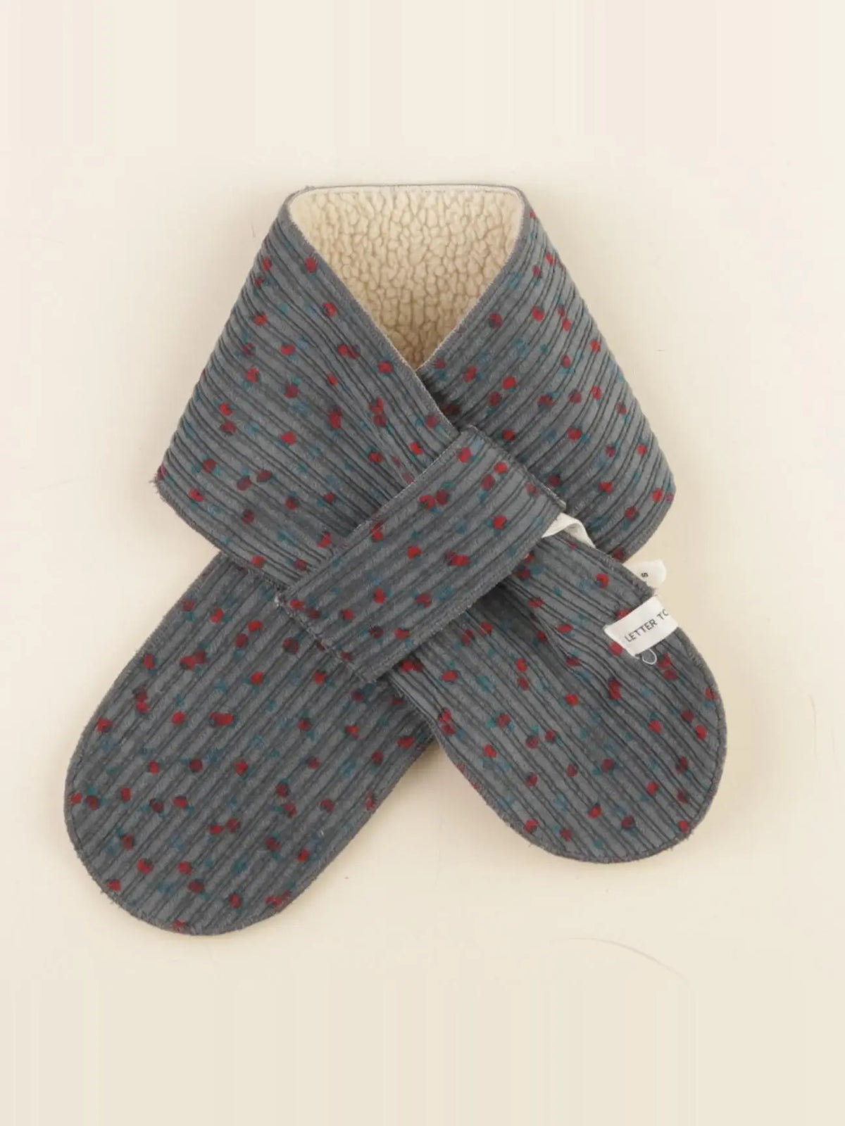 Letter to the world - écharpe gris - 1 an à 6 ans