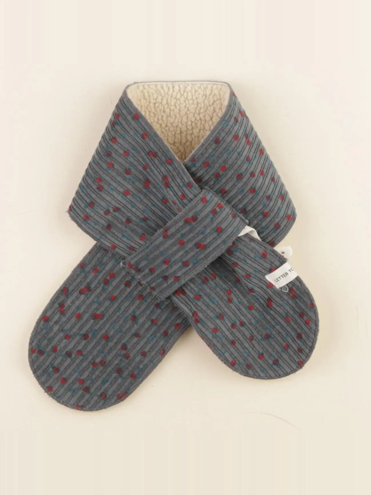 Letter to the world - écharpe gris - 1 an à 6 ans