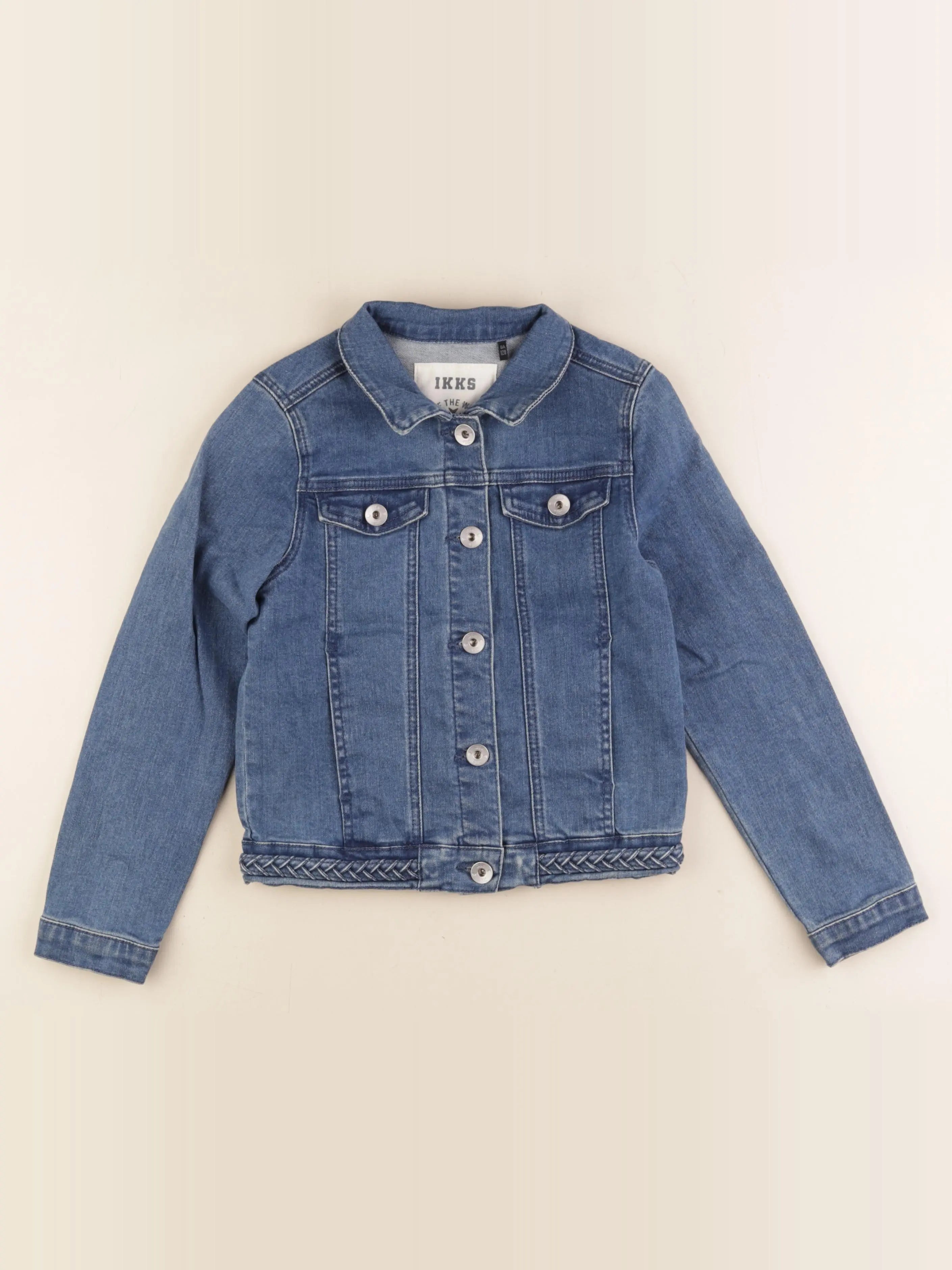 IKKS - veste bleu - 8 ans