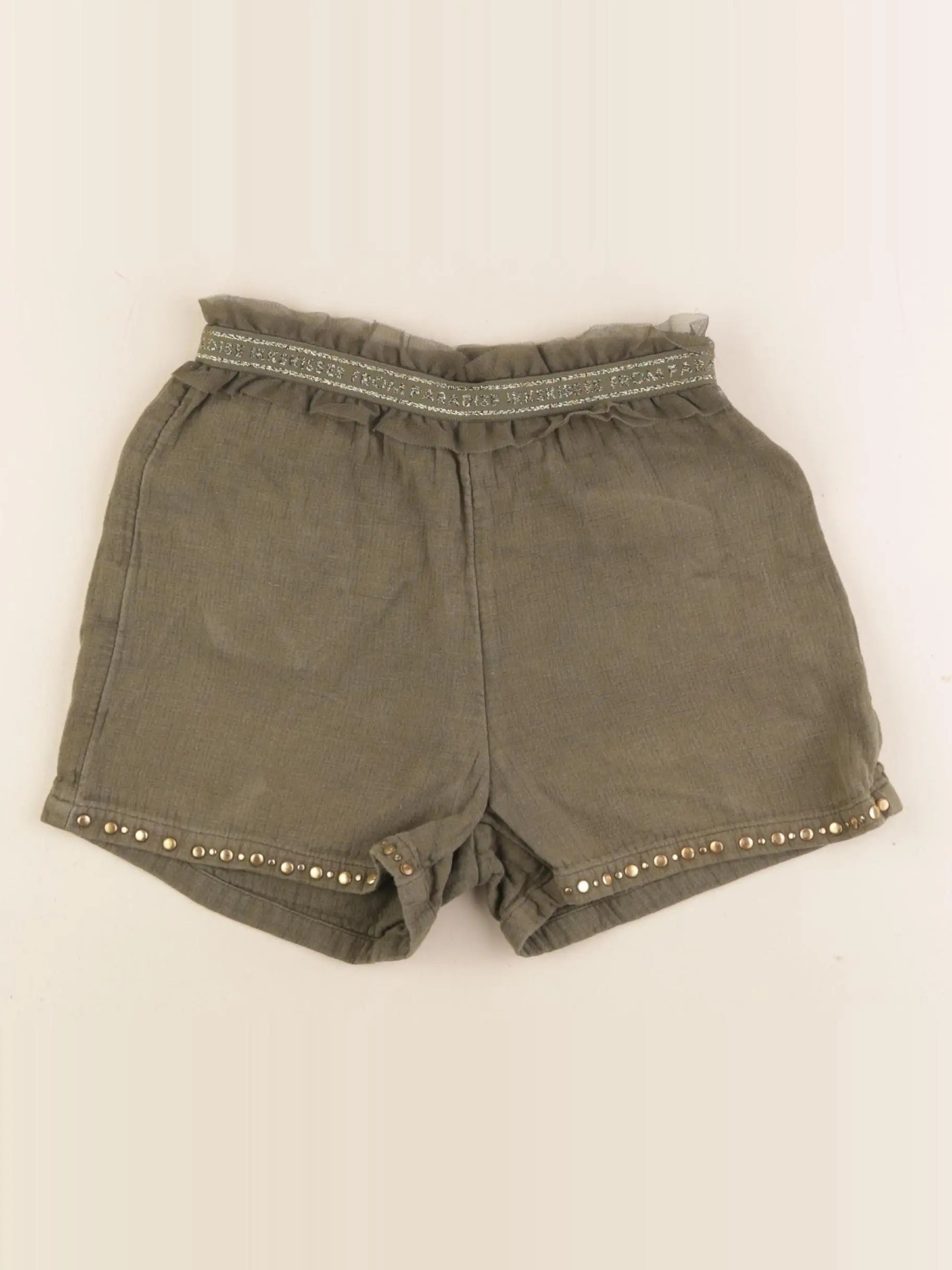 IKKS - short vert - 7 ans