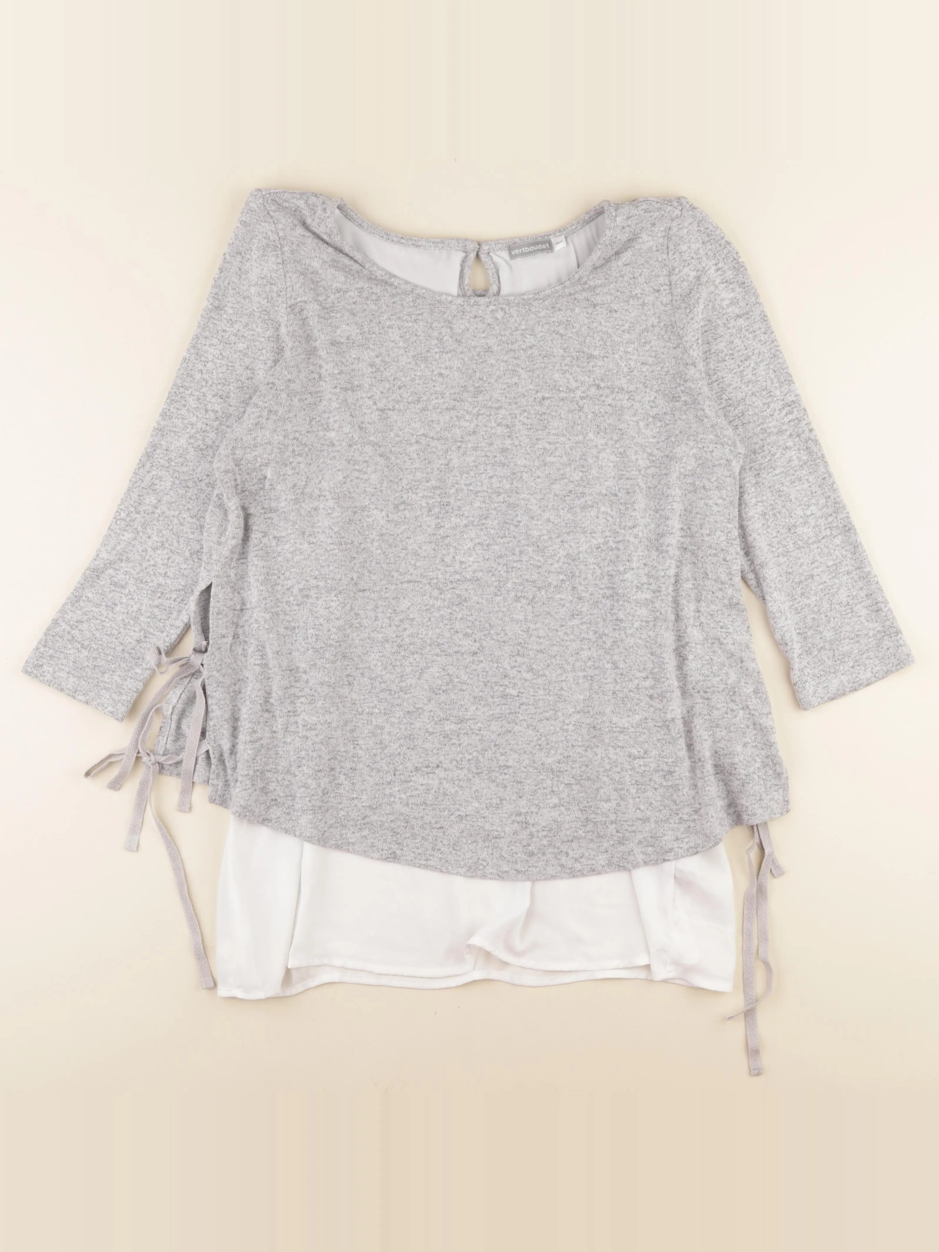 Vertbaudet - pull grossesse gris - 38 à 40