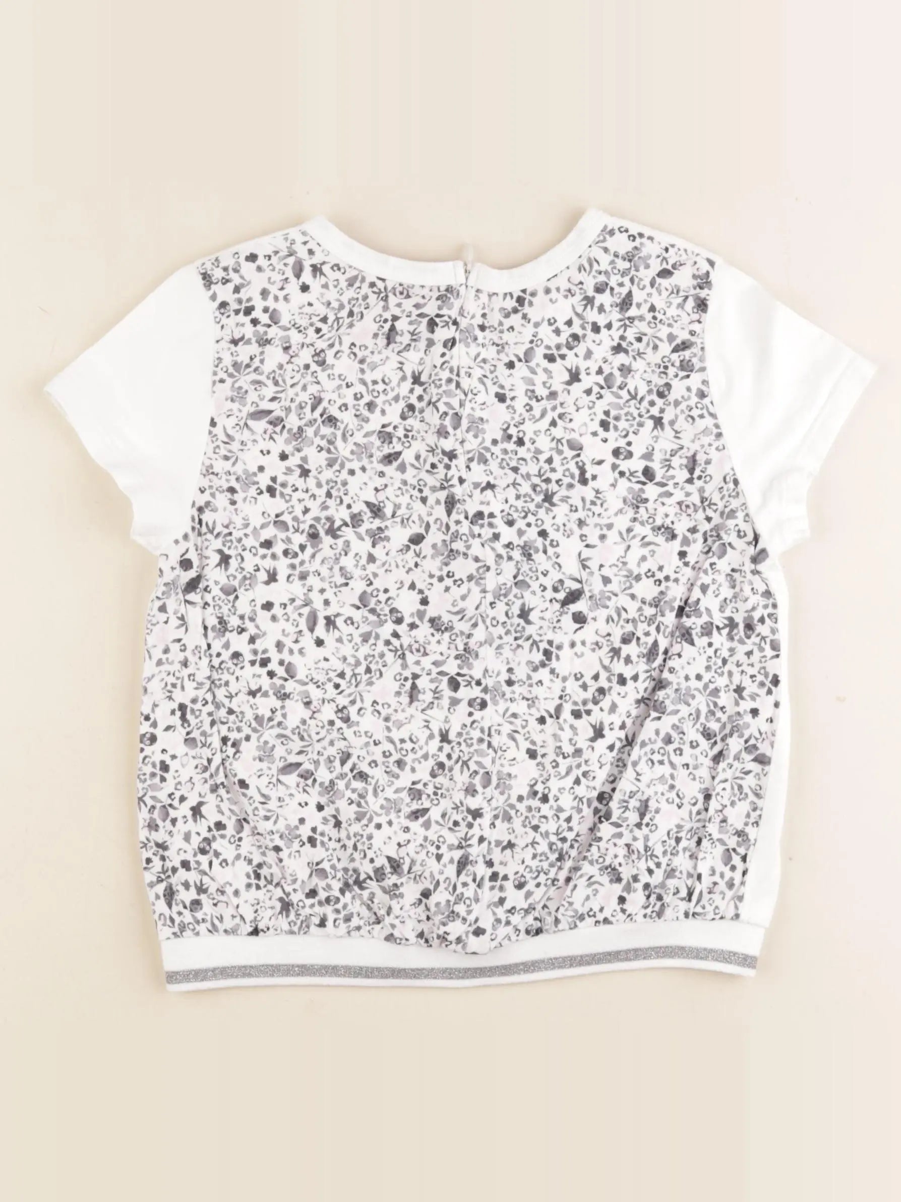 IKKS - tee-shirt blanc - 8 ans