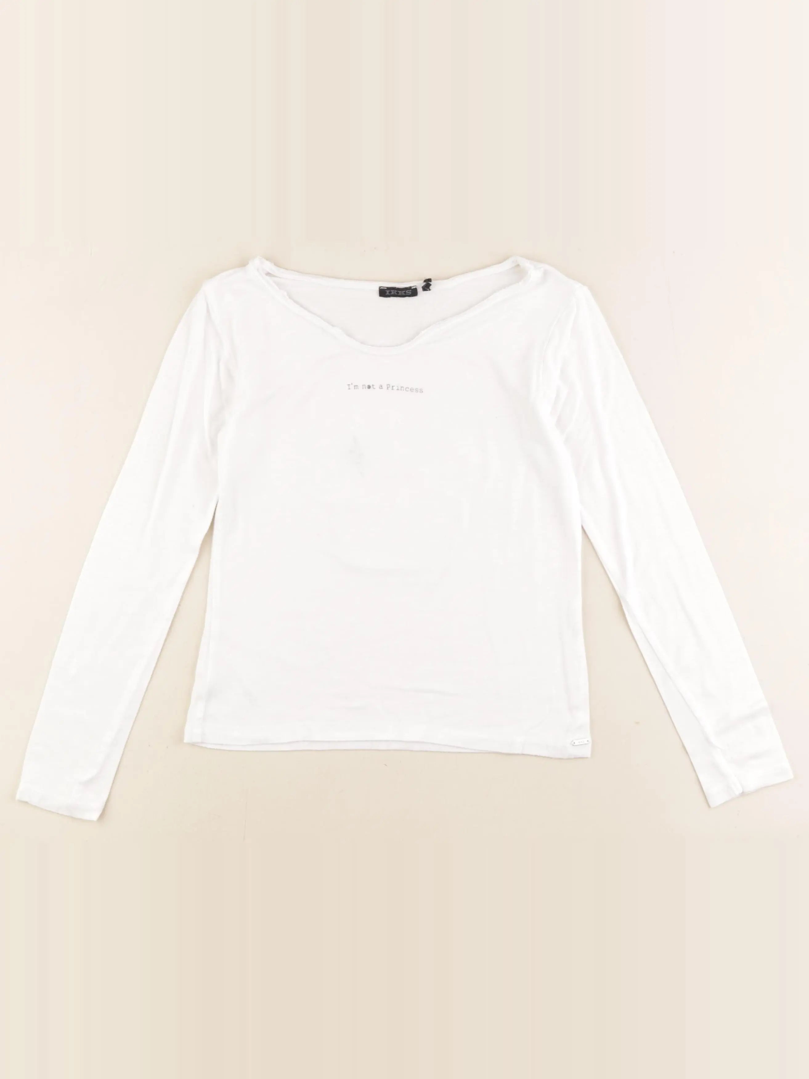 IKKS - tee-shirt blanc - 8 ans