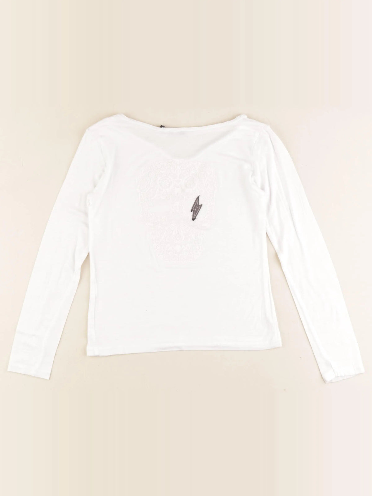 IKKS - tee-shirt blanc - 8 ans