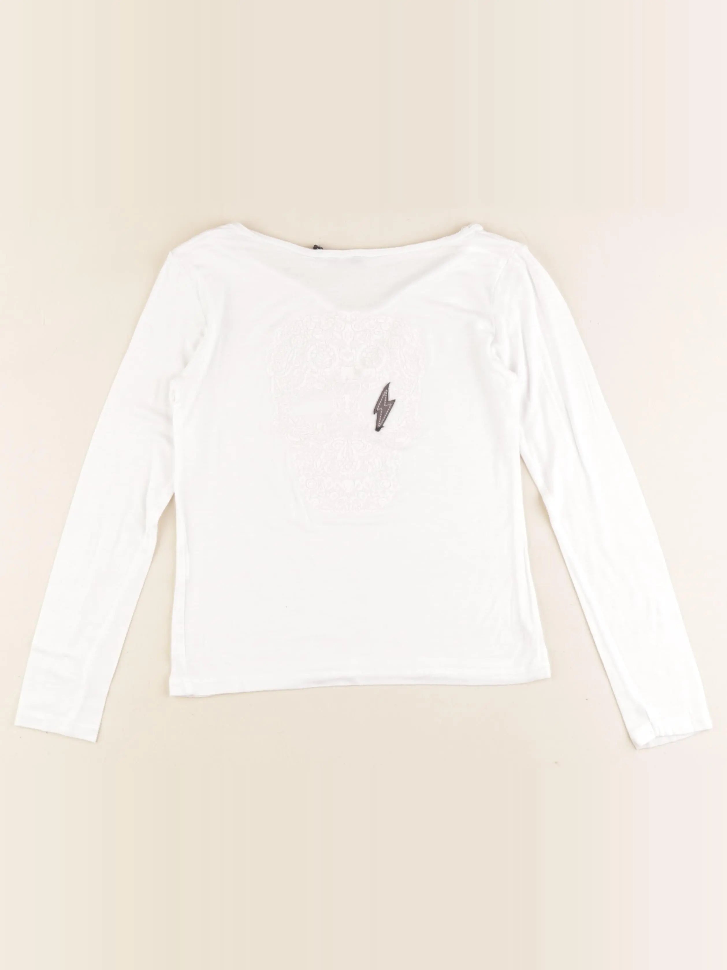 IKKS - tee-shirt blanc - 8 ans