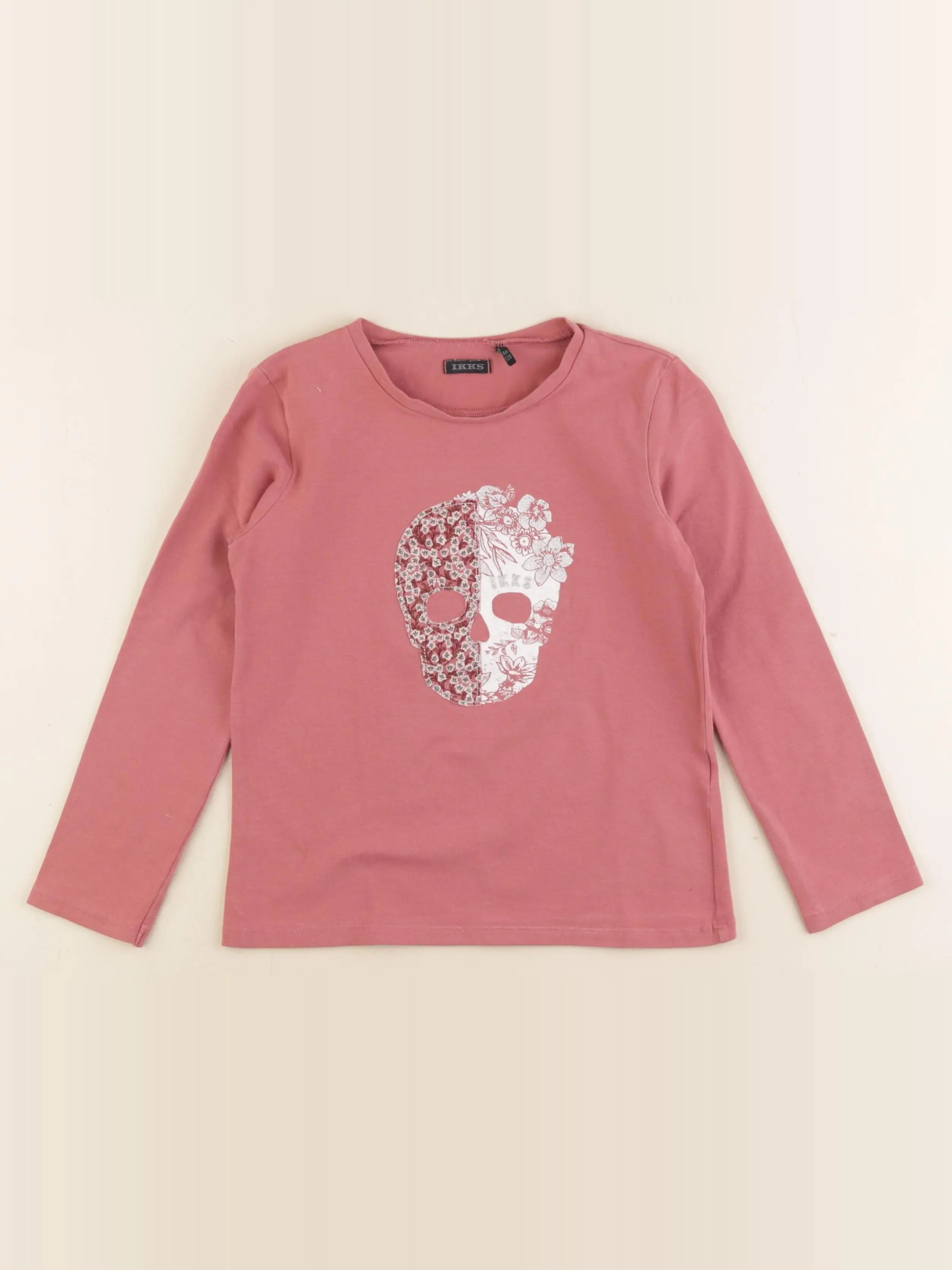 IKKS - tee-shirt rose - 8 ans