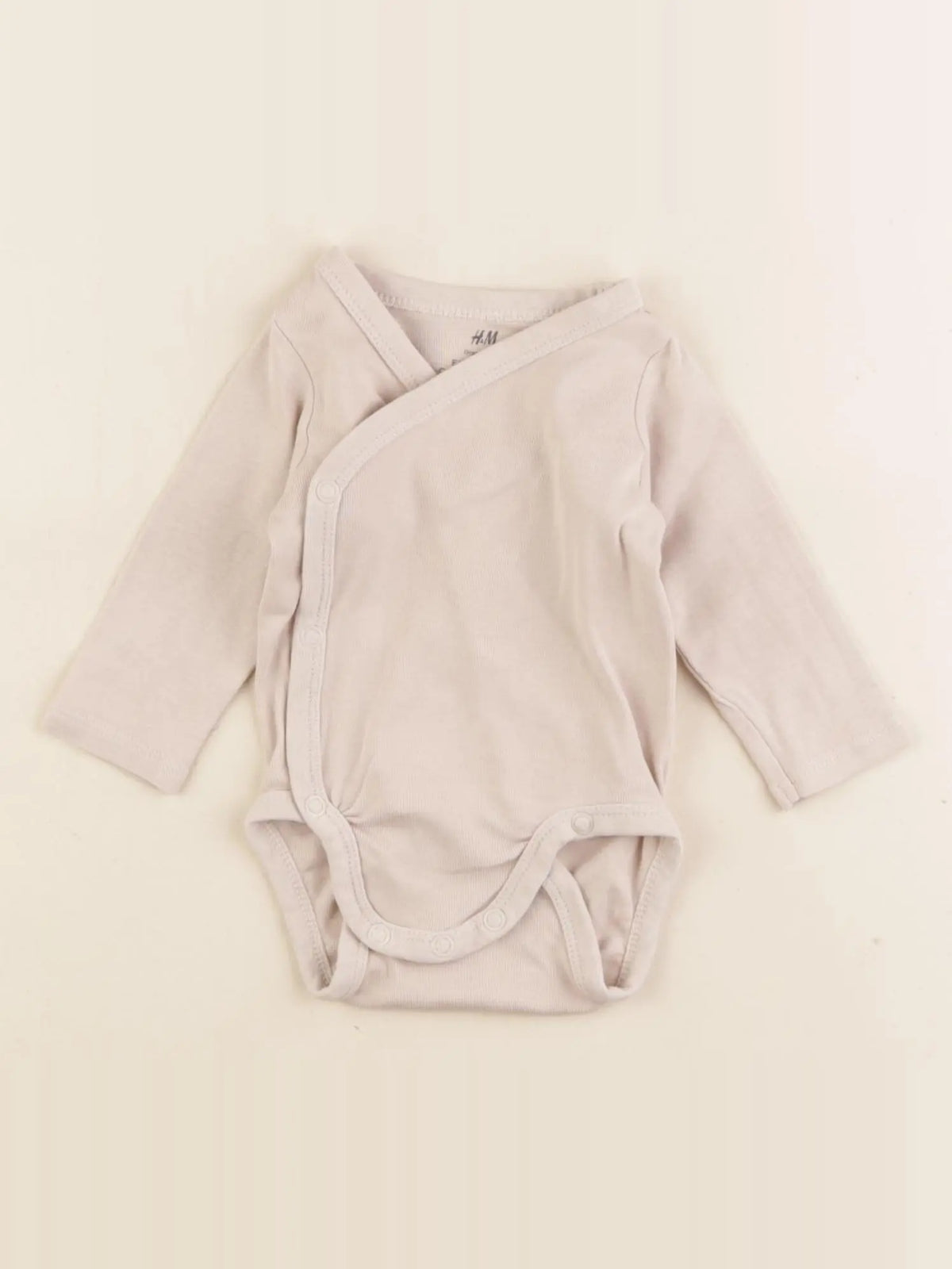 H&M - body beige - 1/2 mois