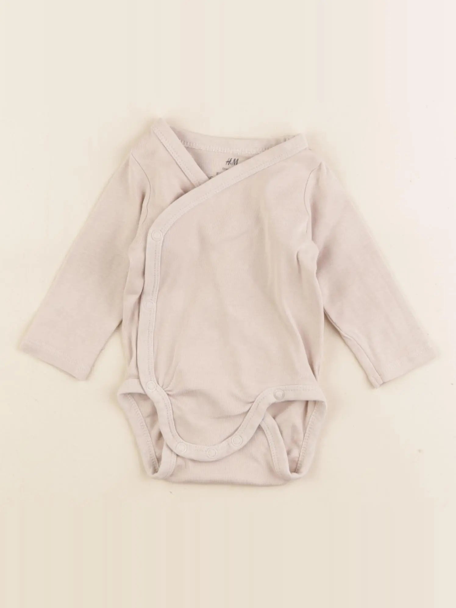 H&M - body beige - 1/2 mois