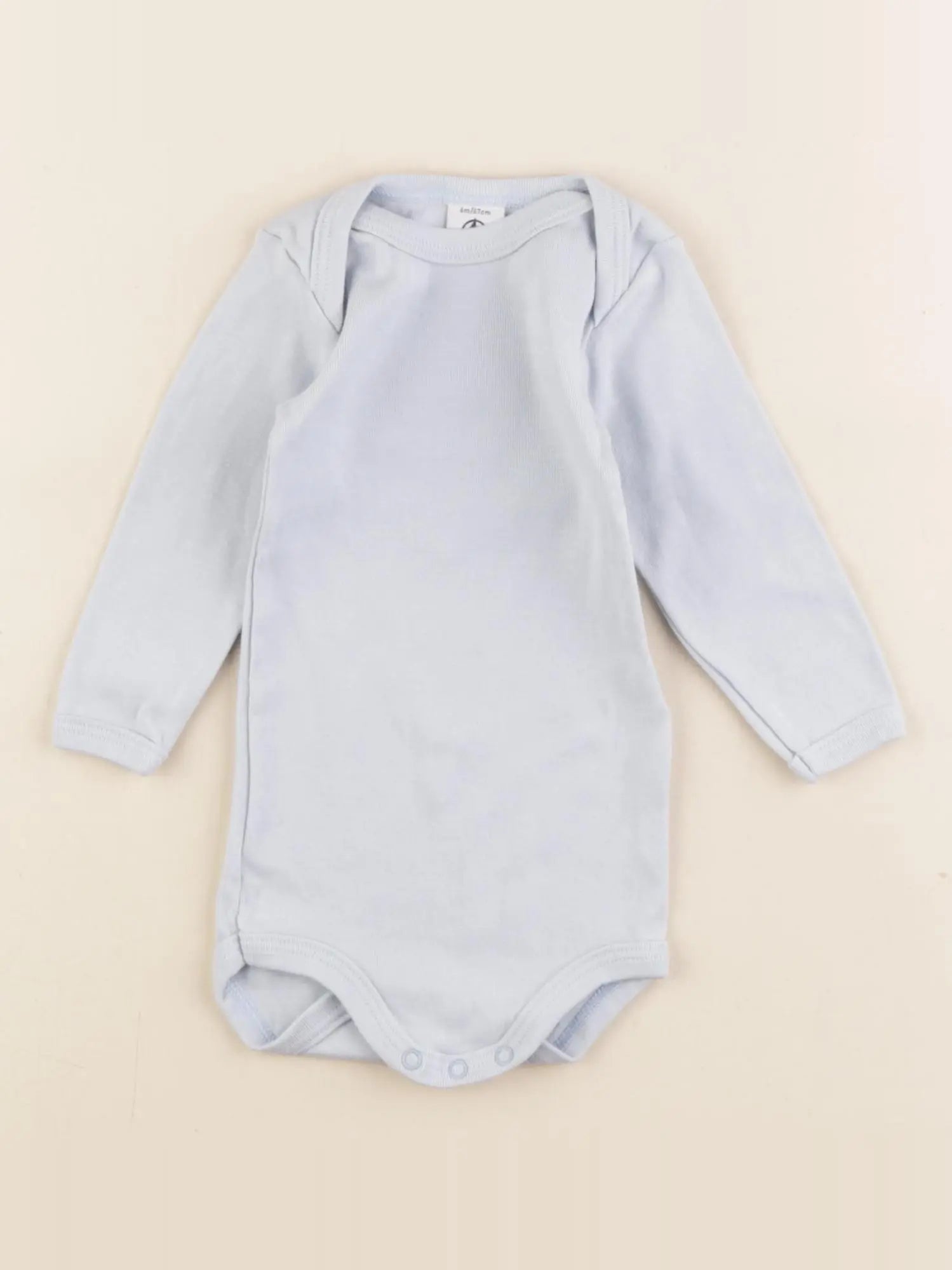 Petit Bateau - body bleu - 6 mois