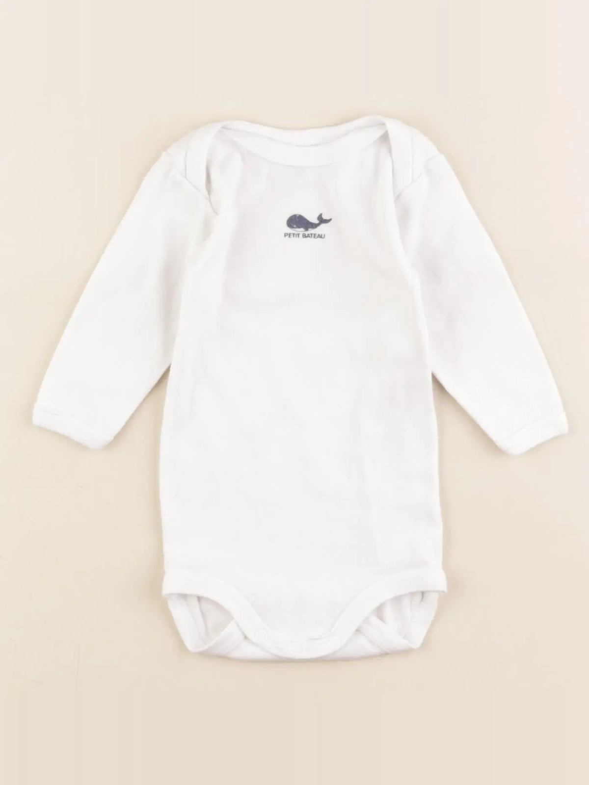 Petit Bateau - body blanc - 3 mois