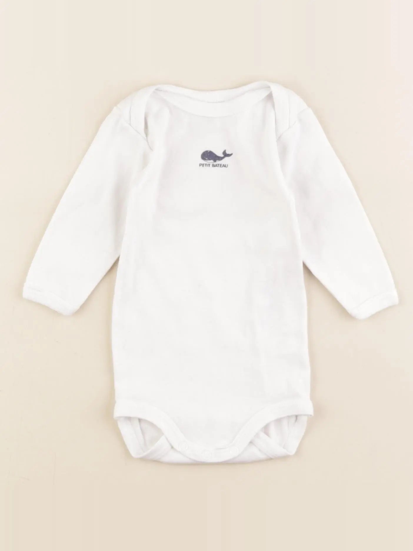 Petit Bateau - body blanc - 3 mois