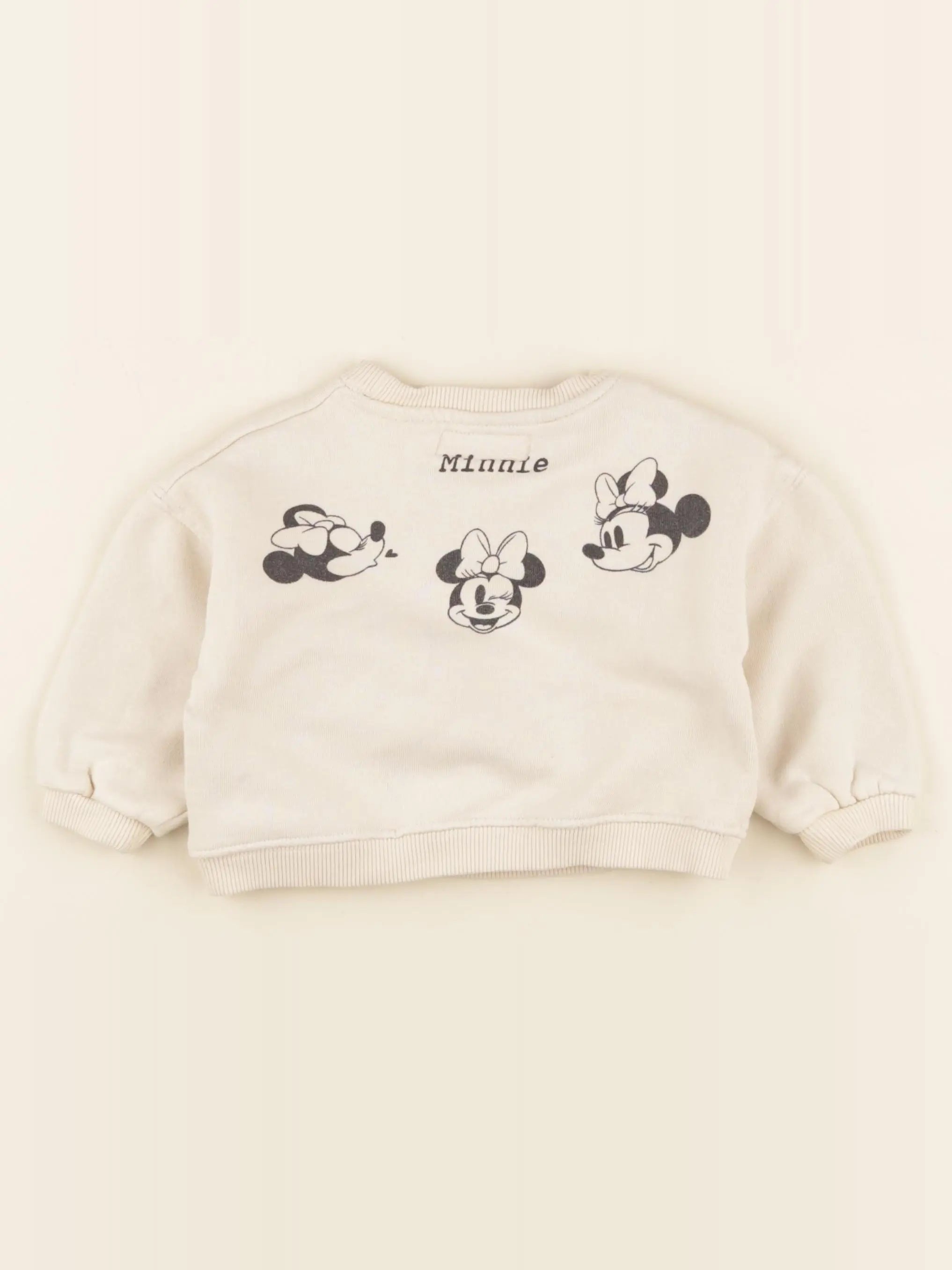 Zara - sweat beige - 18 mois