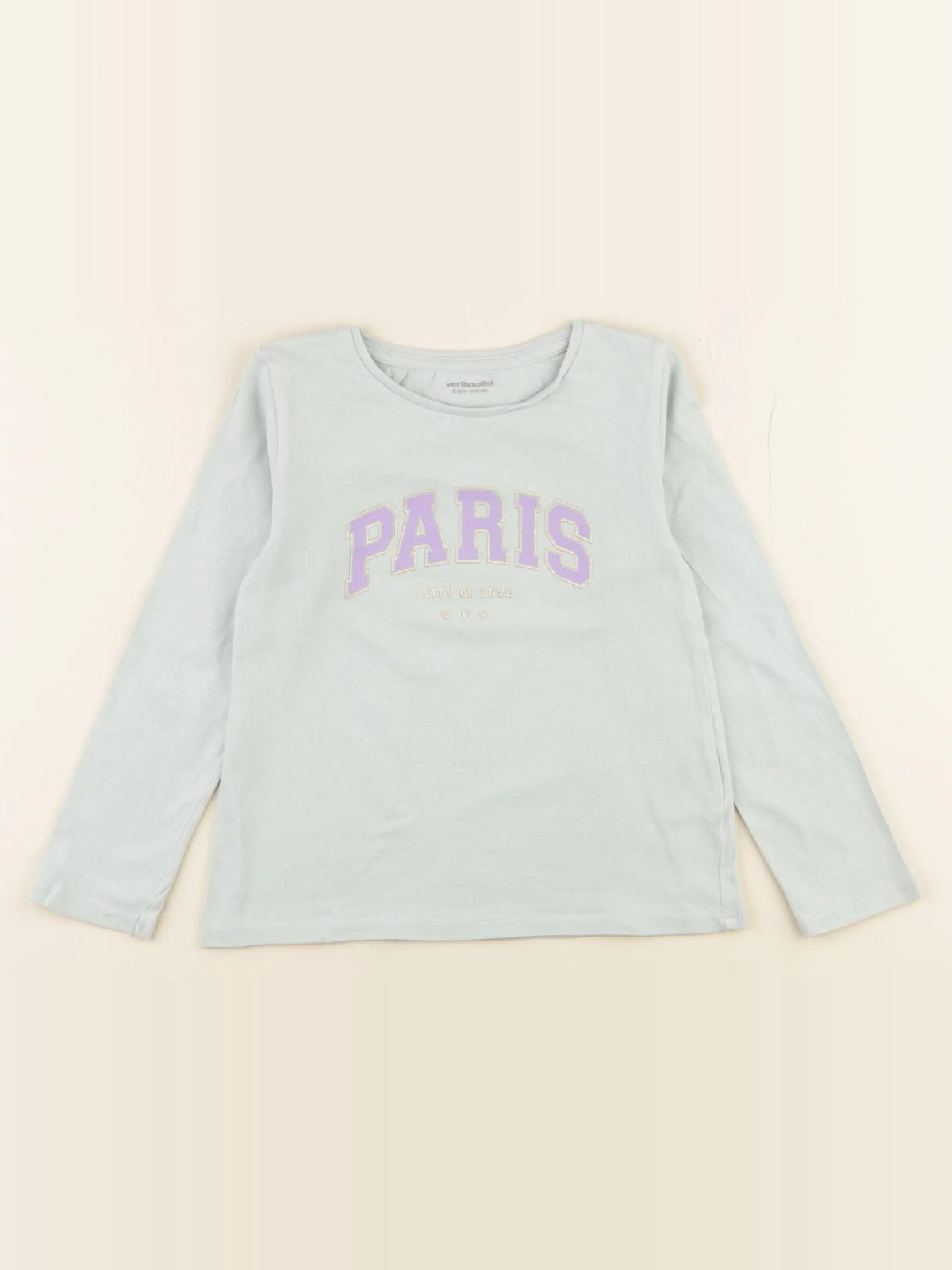 Vertbaudet - tee-shirt vert - 5 ans