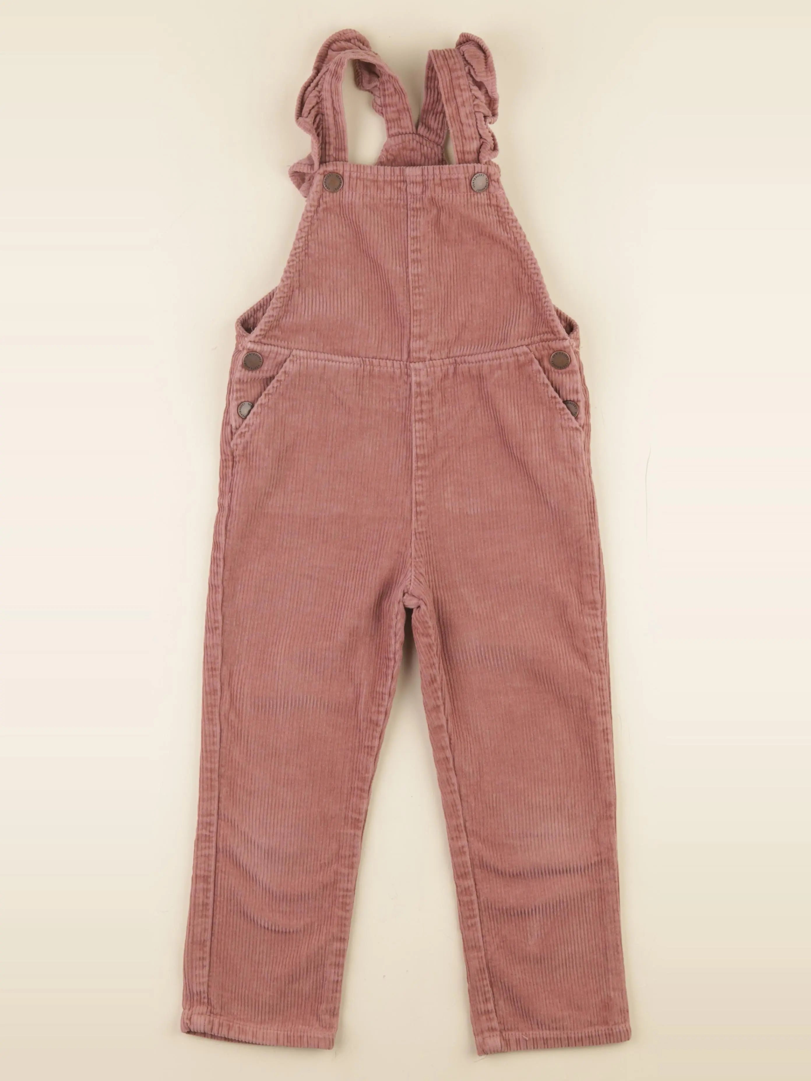 Vertbaudet - salopette rose - 6 ans