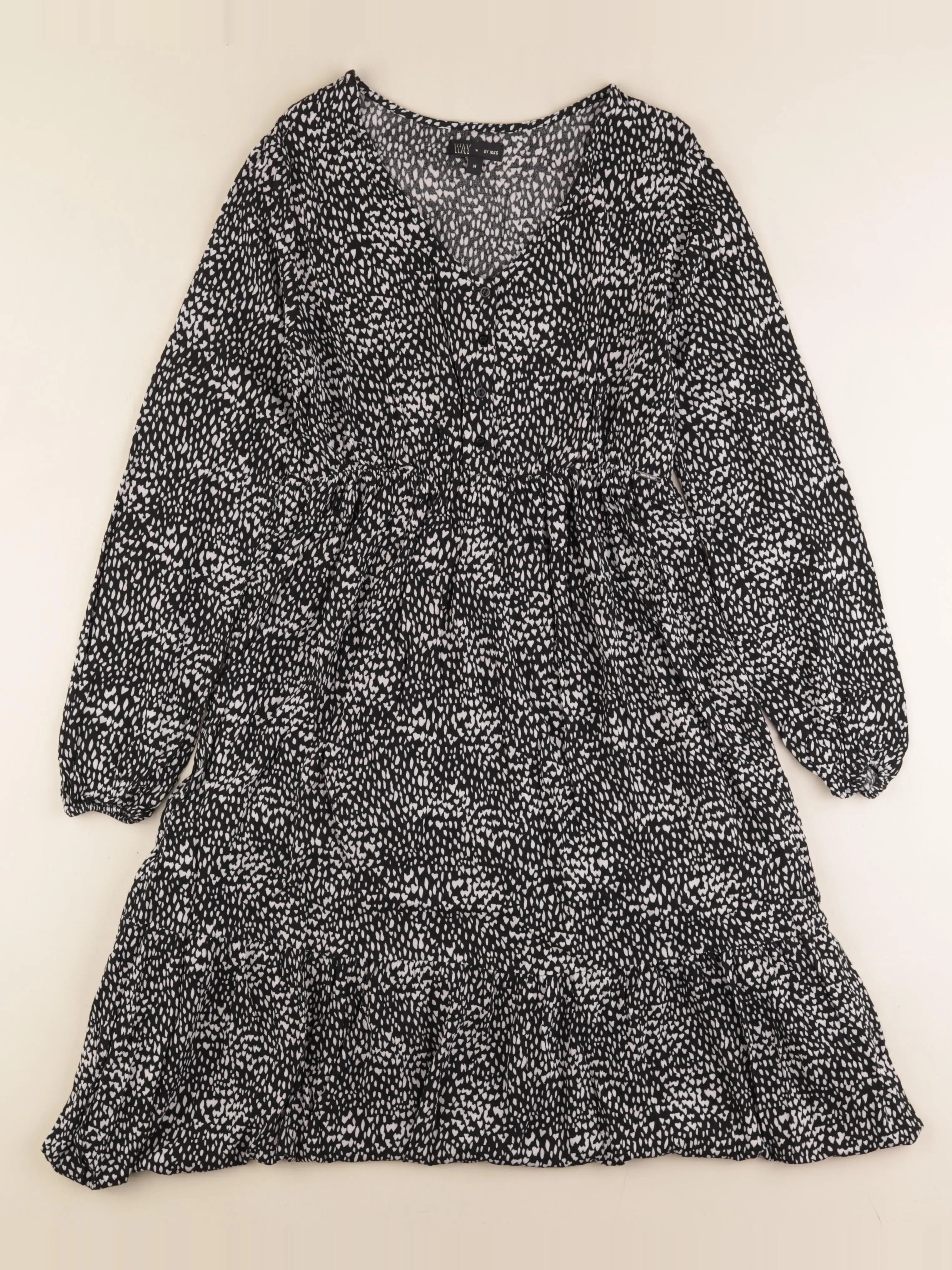 IKKS - robe noir, blanc - 16 ans