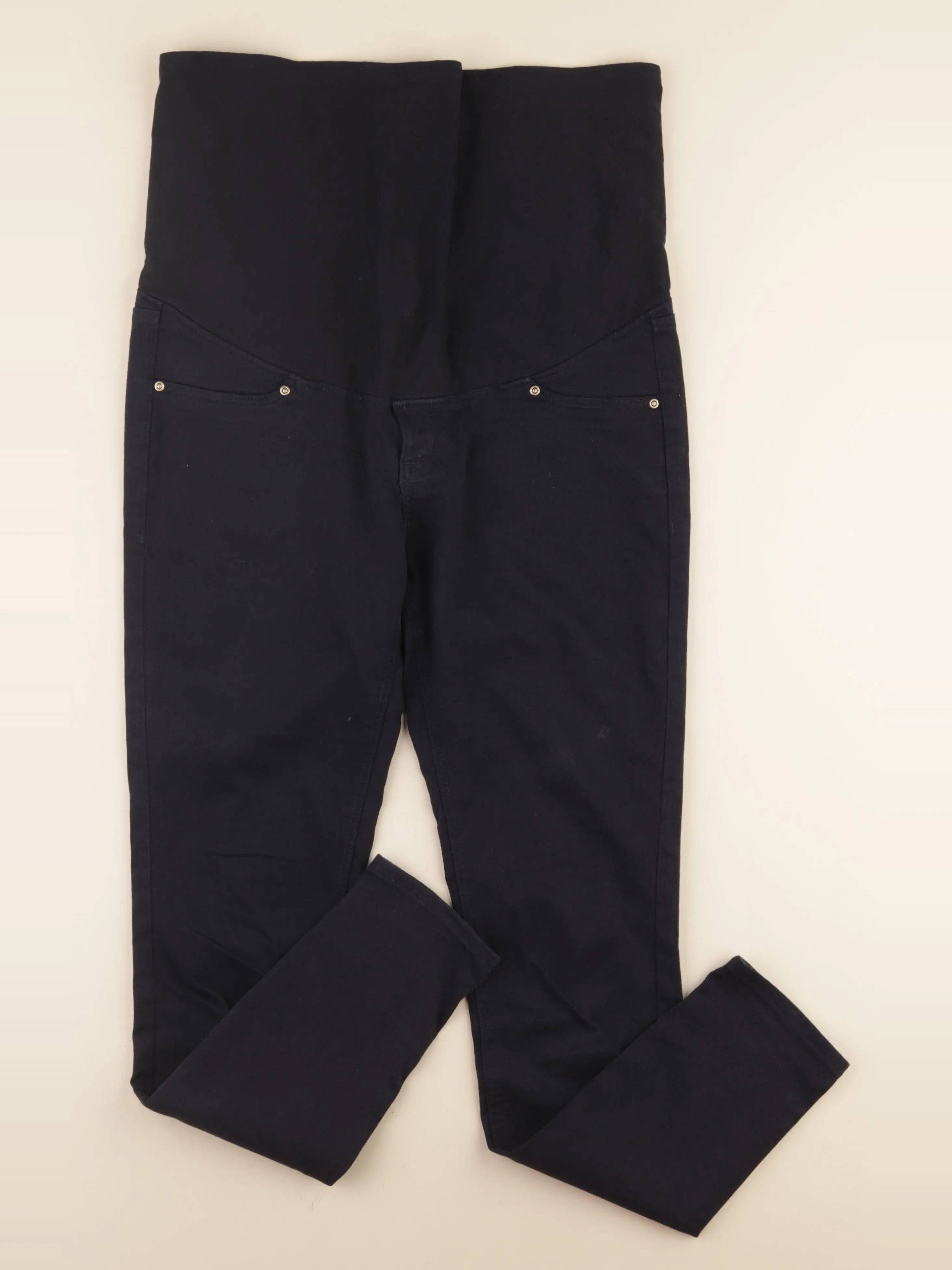H&M - pantalon grossesse bleu - m