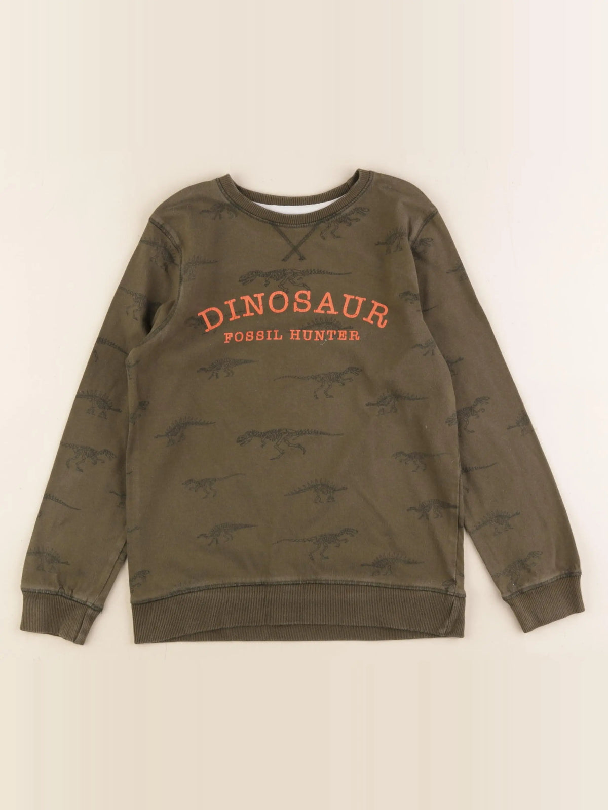 Vertbaudet - sweat vert - 8 ans